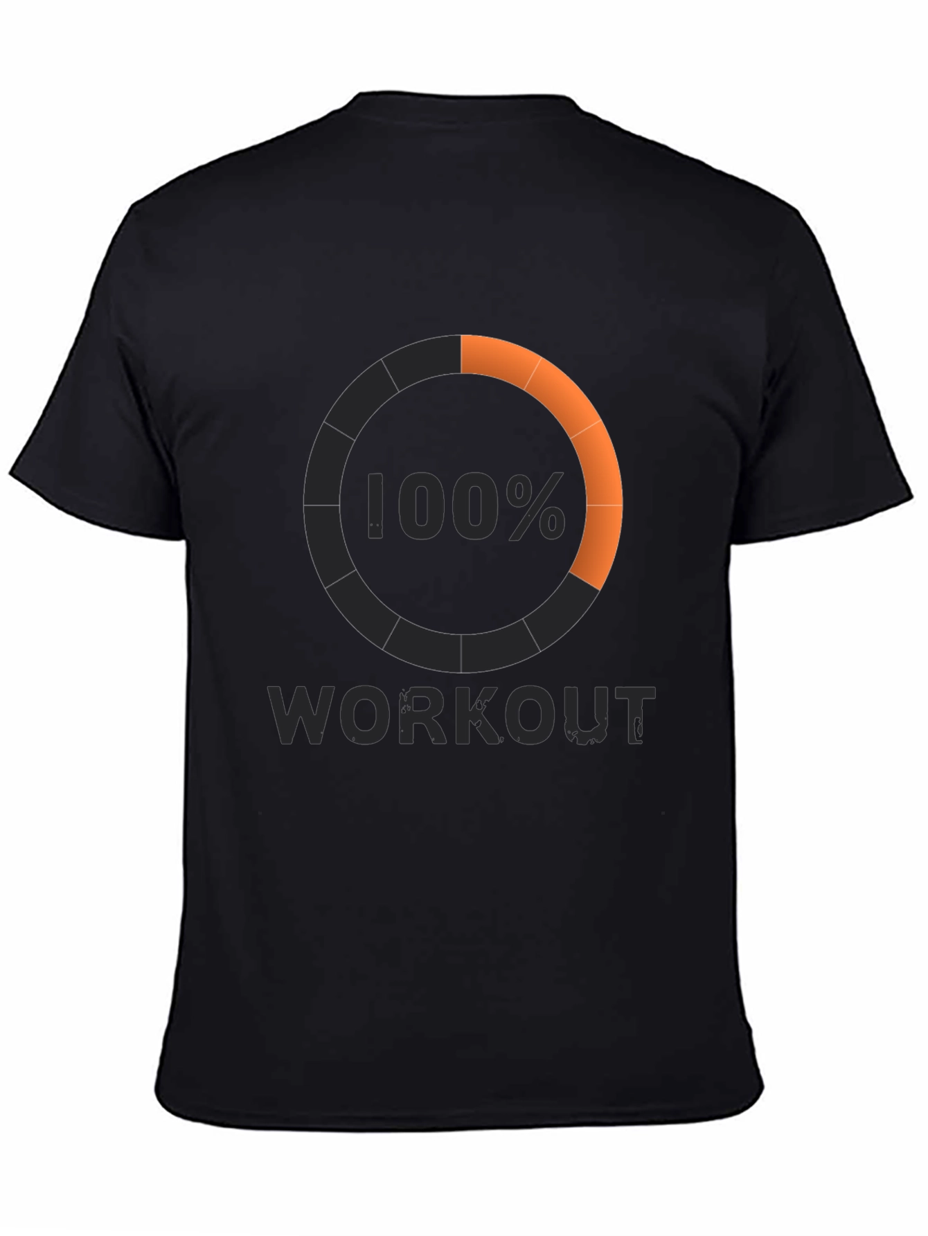 100% Workout Black T-Shirt
