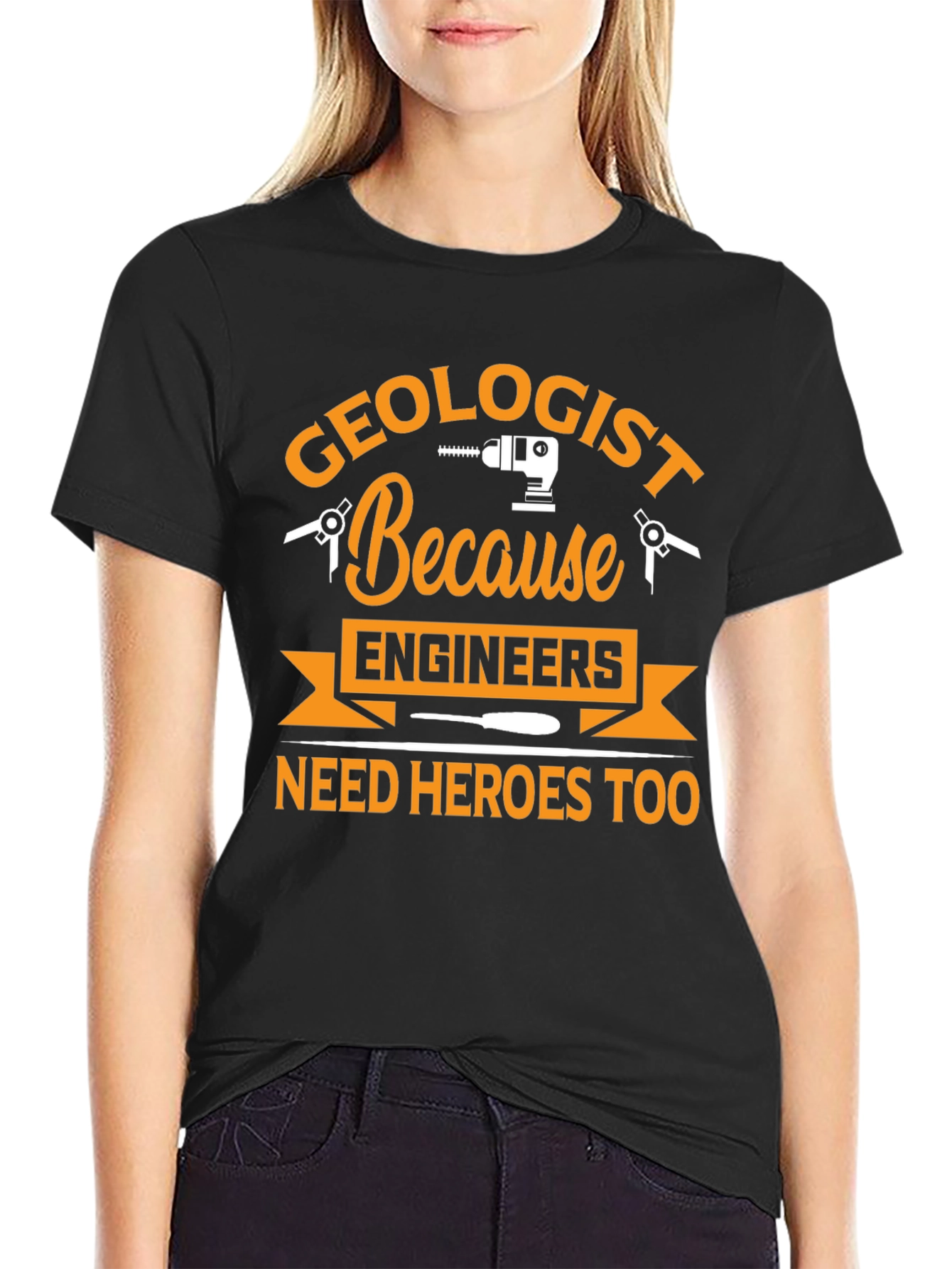 Geologist Hero T-Shirt Funny Engineering Gift