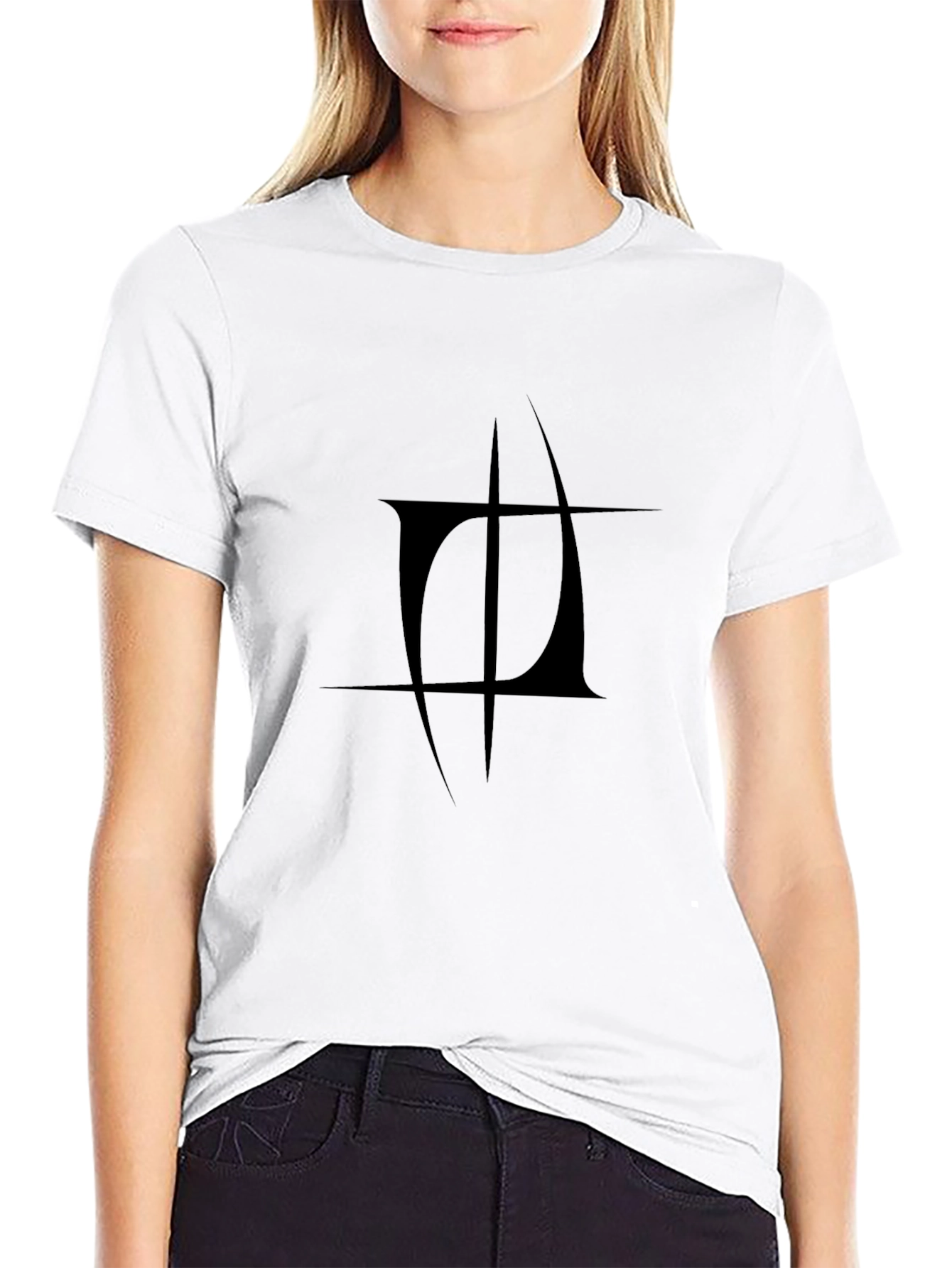 Modern Black Graphic Tee - Stylish & Unique Design