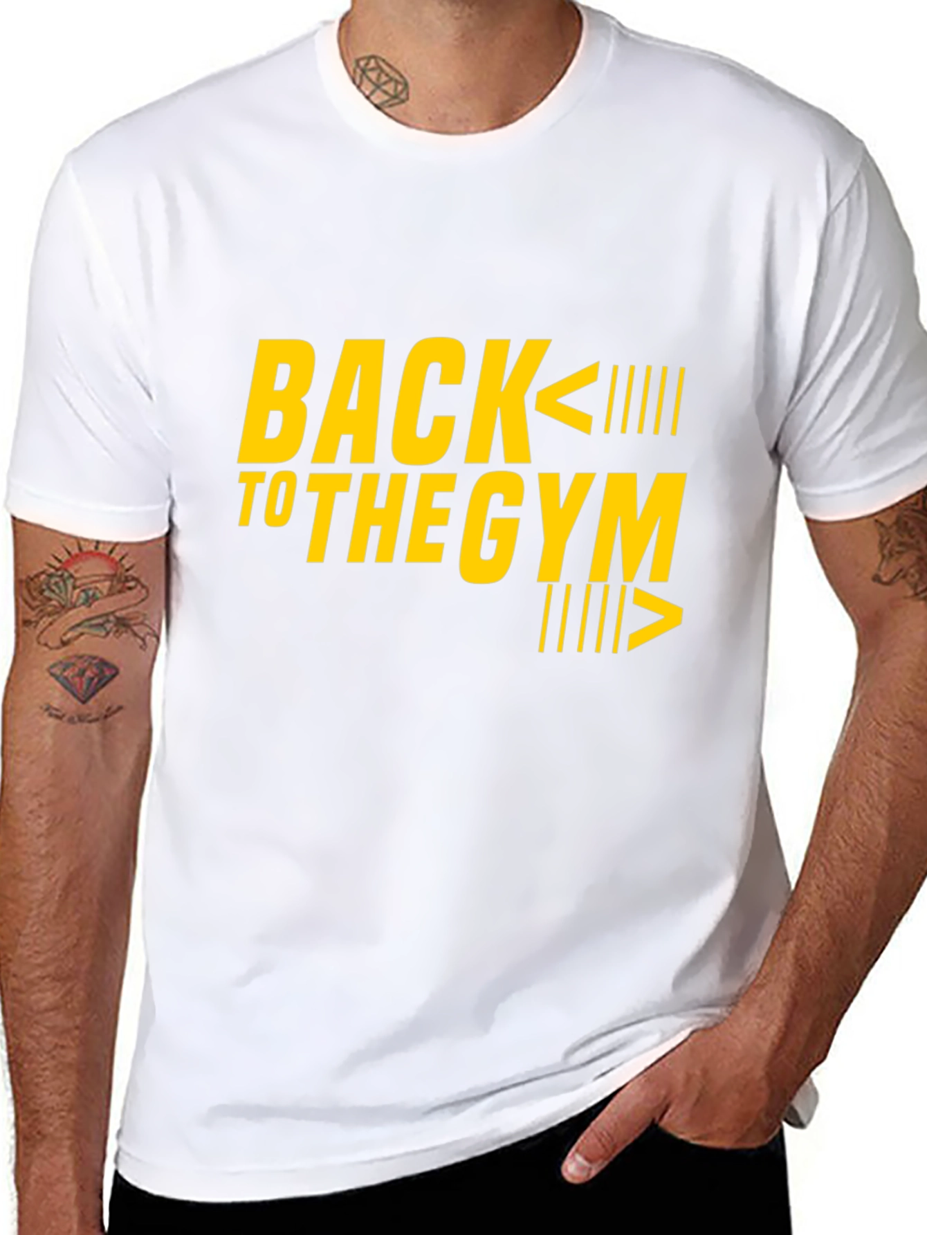 Back to the Gym Graphic Tee - Black