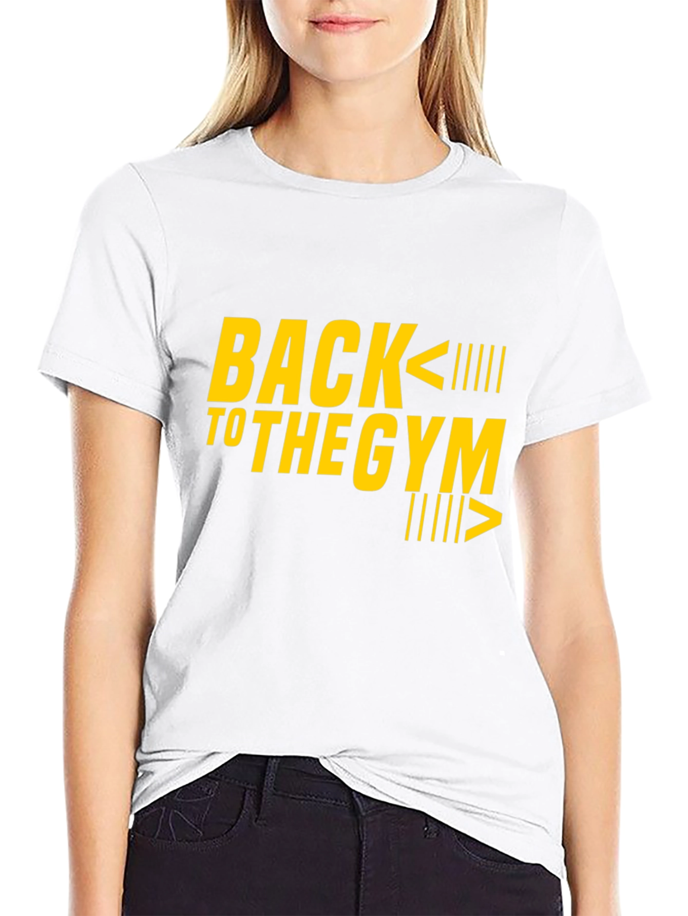 Back to the Gym Graphic Tee - Black