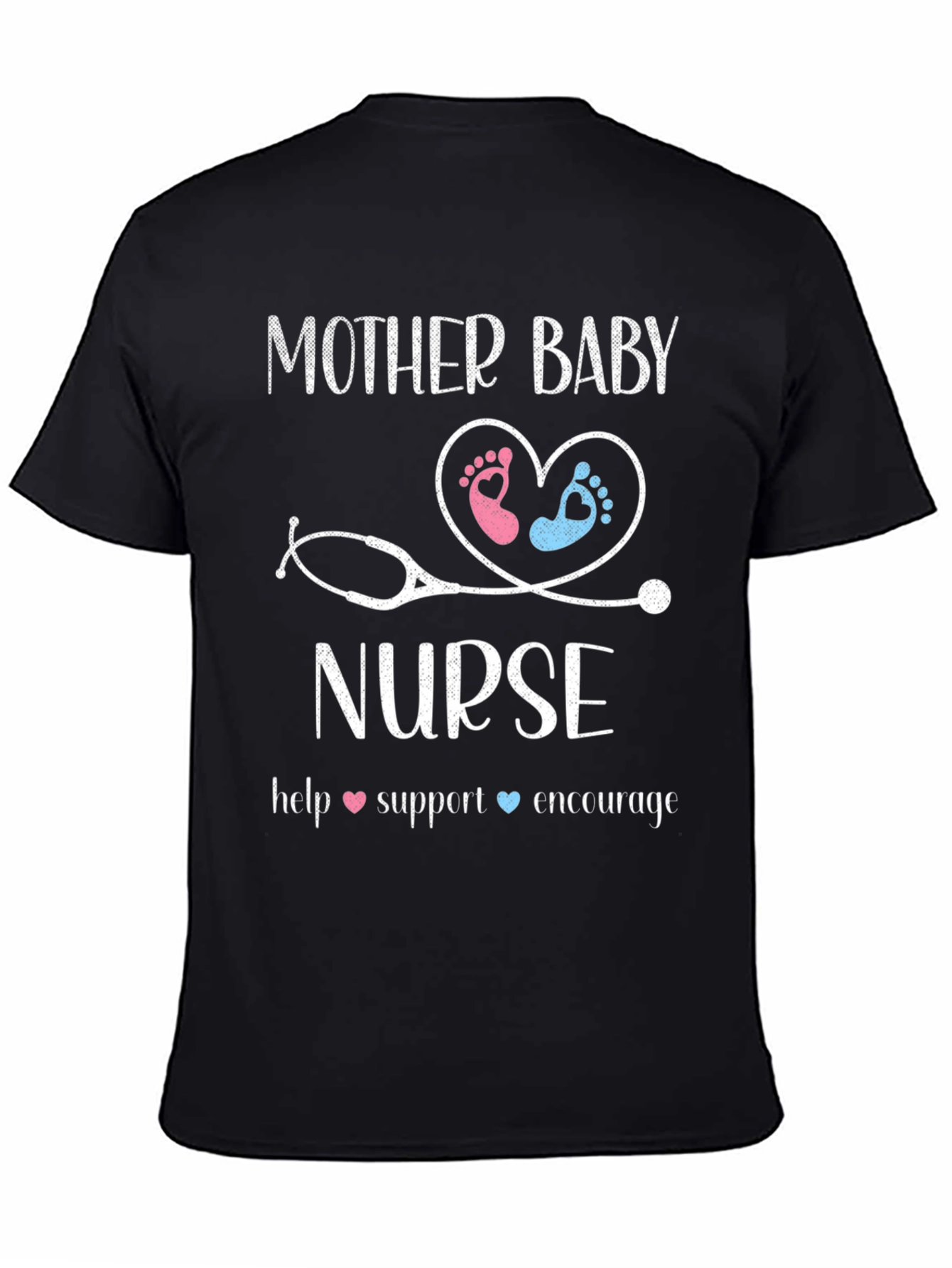 Mother Baby Nurse Graphic T-Shirt