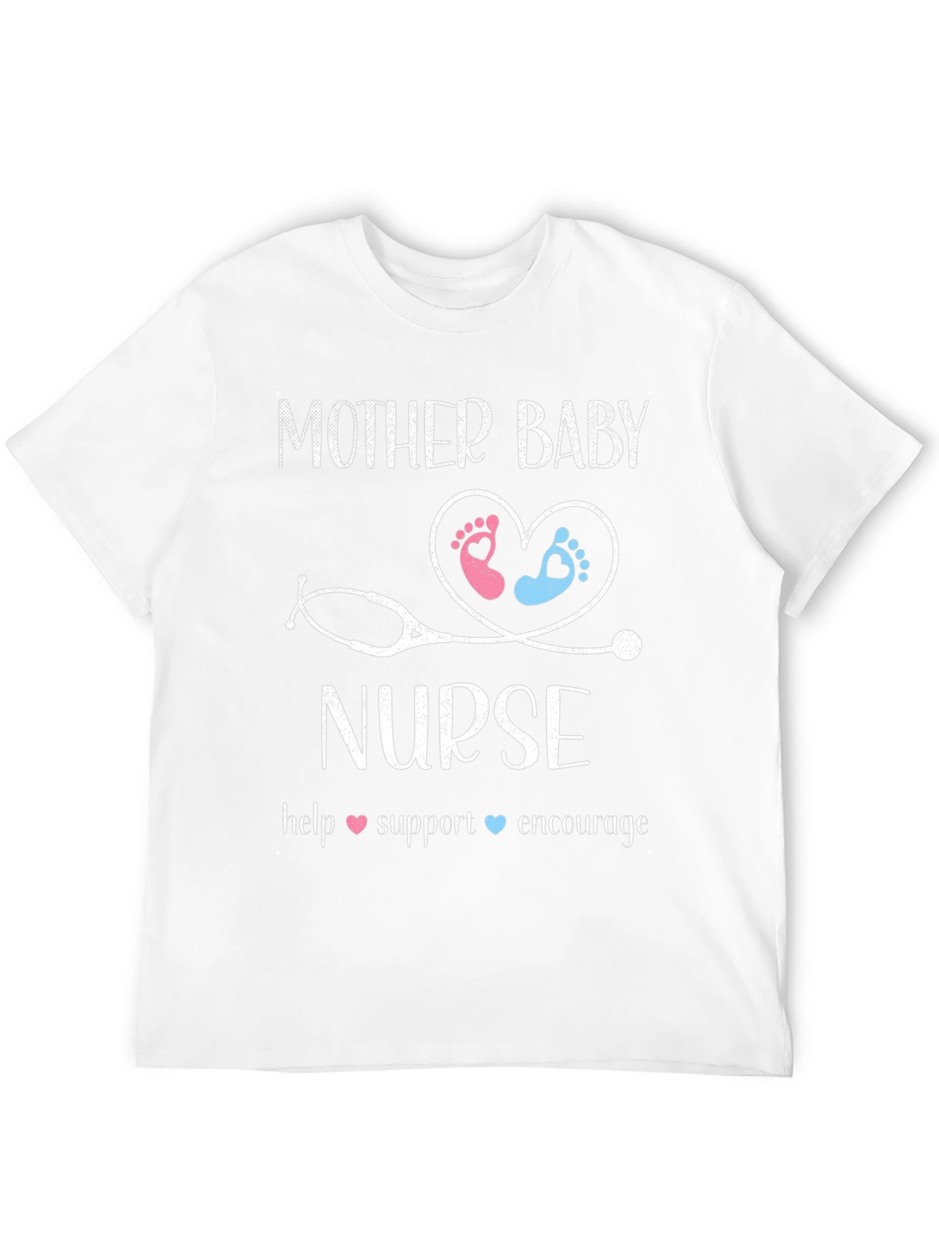 Mother Baby Nurse Graphic T-Shirt