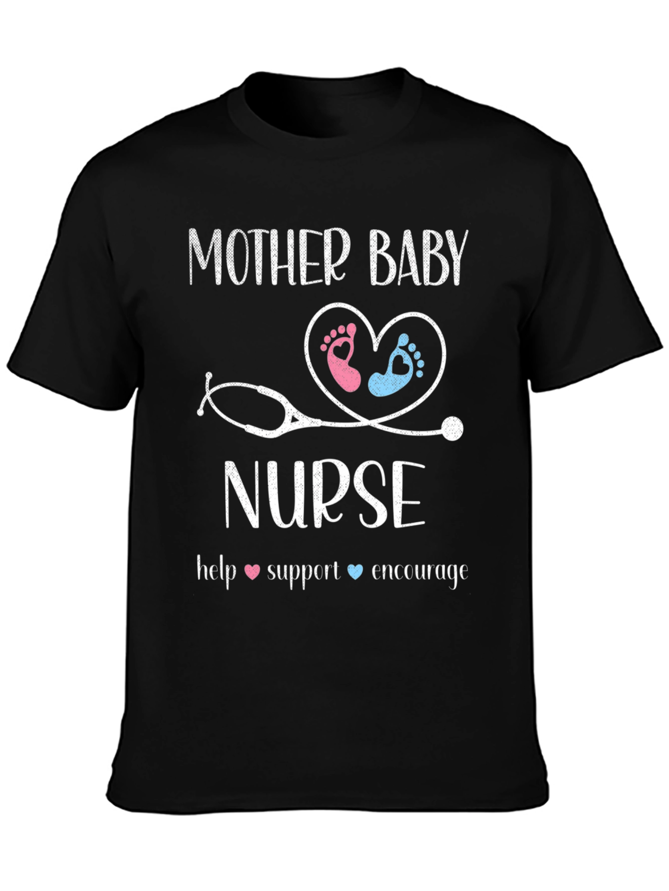 Mother Baby Nurse Graphic T-Shirt