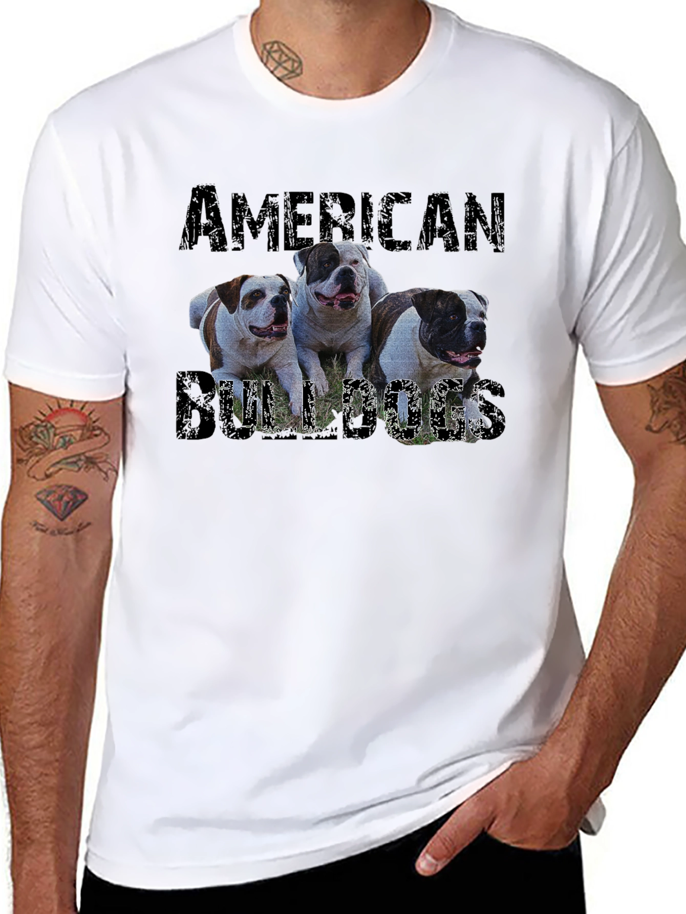 American Bulldogs Graphic T-Shirt – Bold Dog Lover Tee