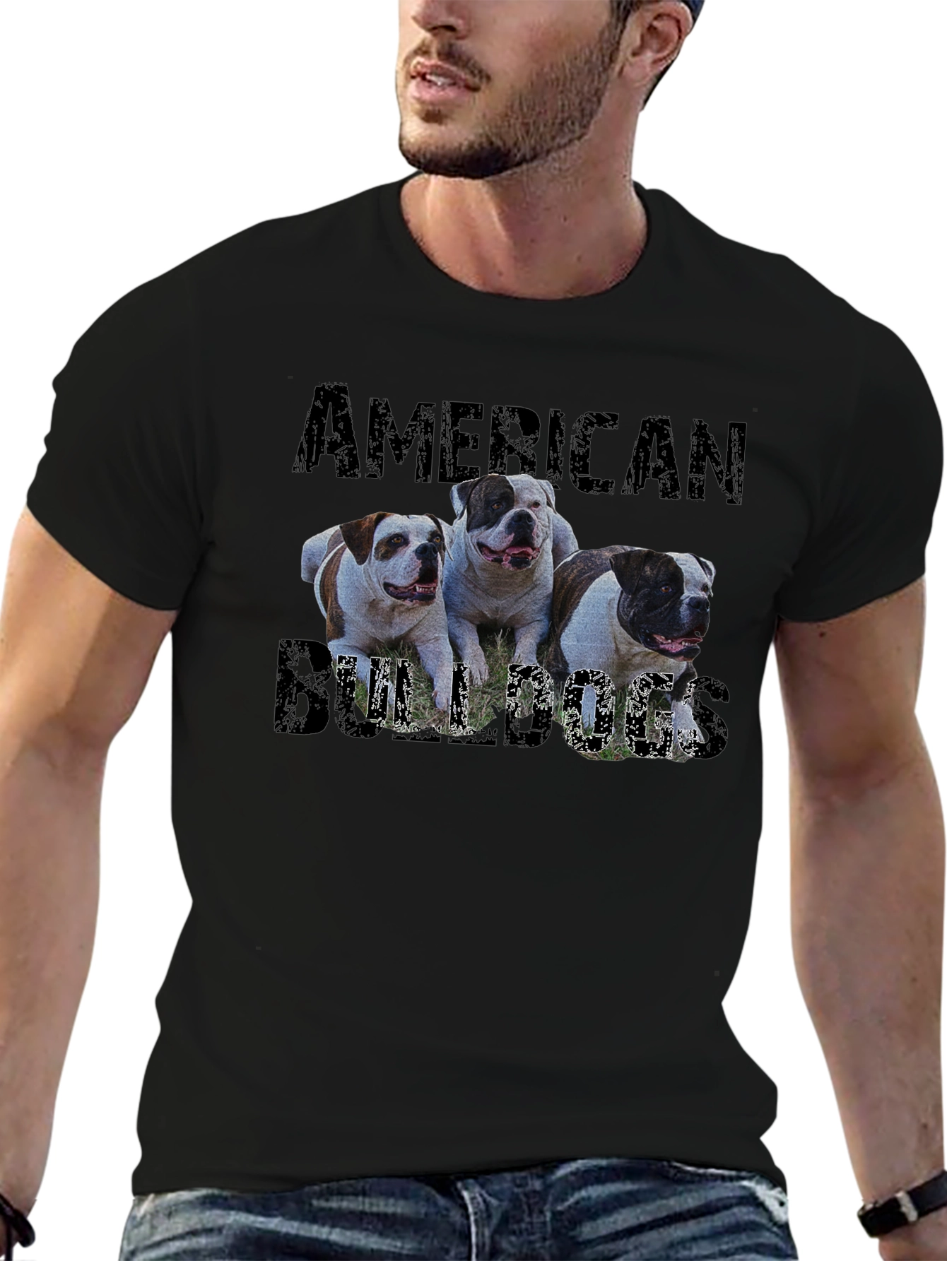 American Bulldogs Graphic T-Shirt – Bold Dog Lover Tee