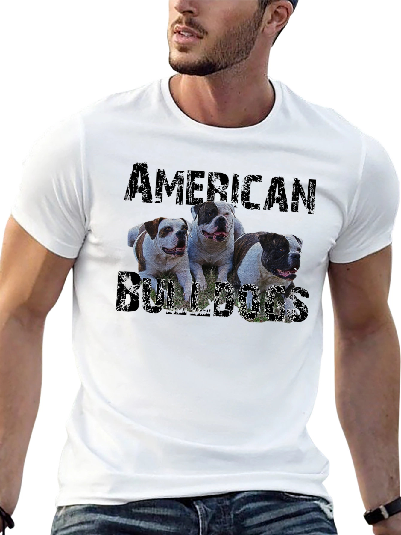 American Bulldogs Graphic T-Shirt – Bold Dog Lover Tee
