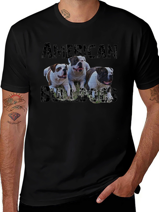 American Bulldogs Graphic T-Shirt – Bold Dog Lover Tee