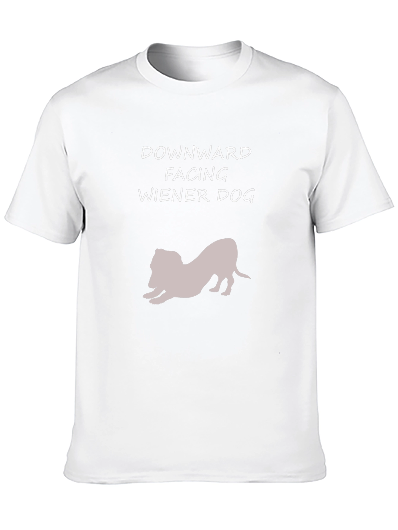 Downward Facing Wiener Dog Graphic Tee