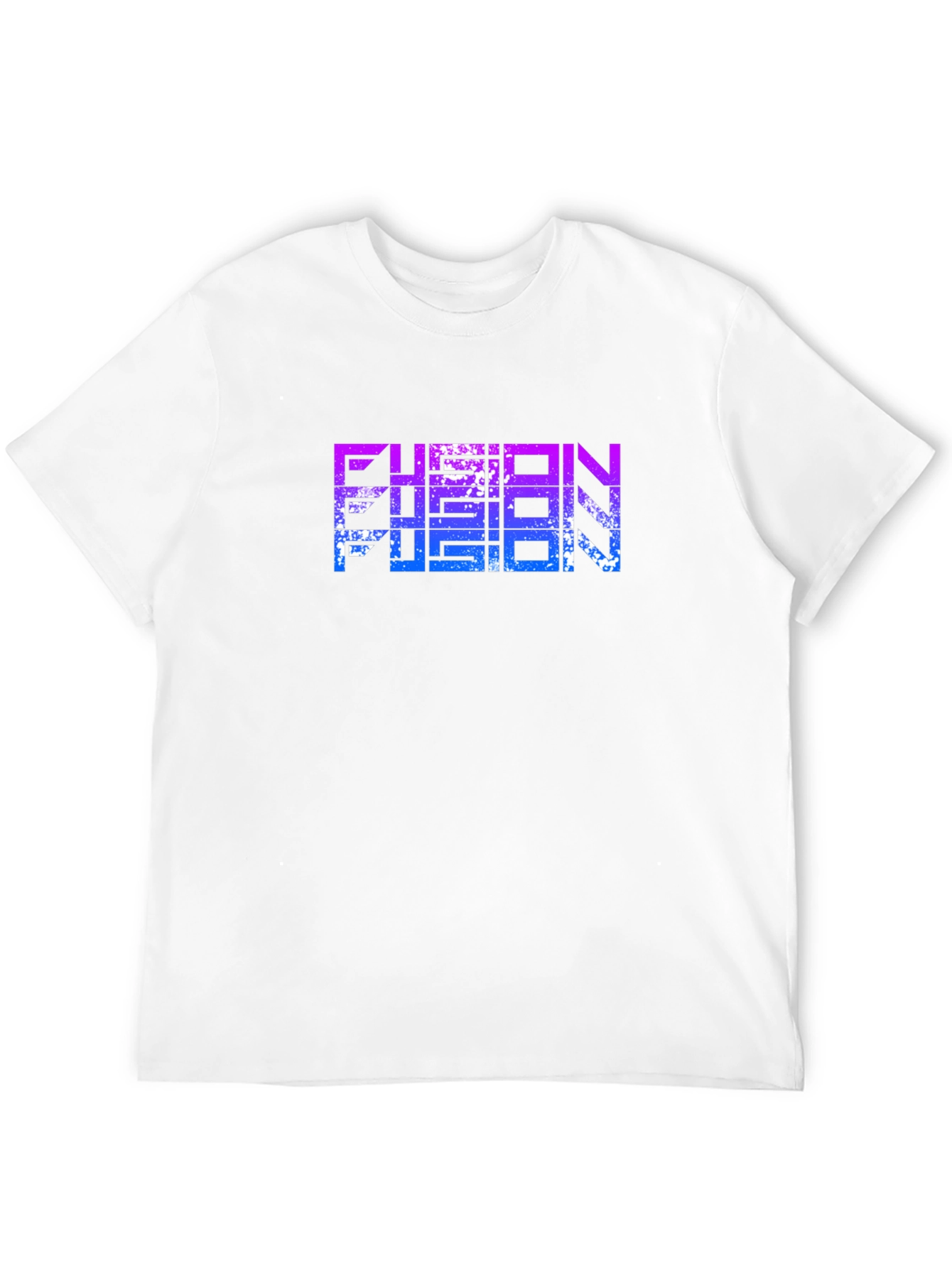 Fusion Graphic Print Black T-Shirt