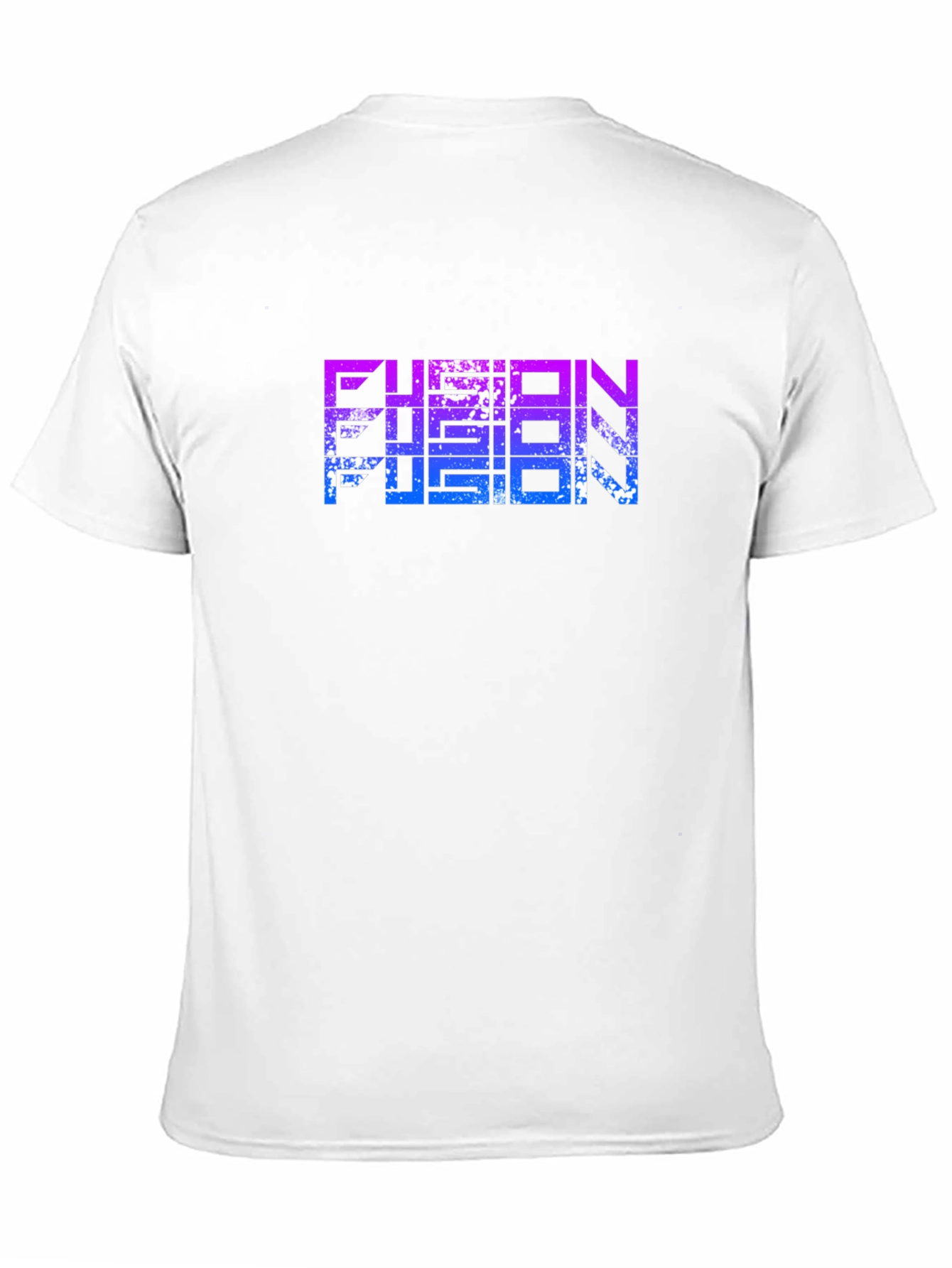 Fusion Graphic Print Black T-Shirt