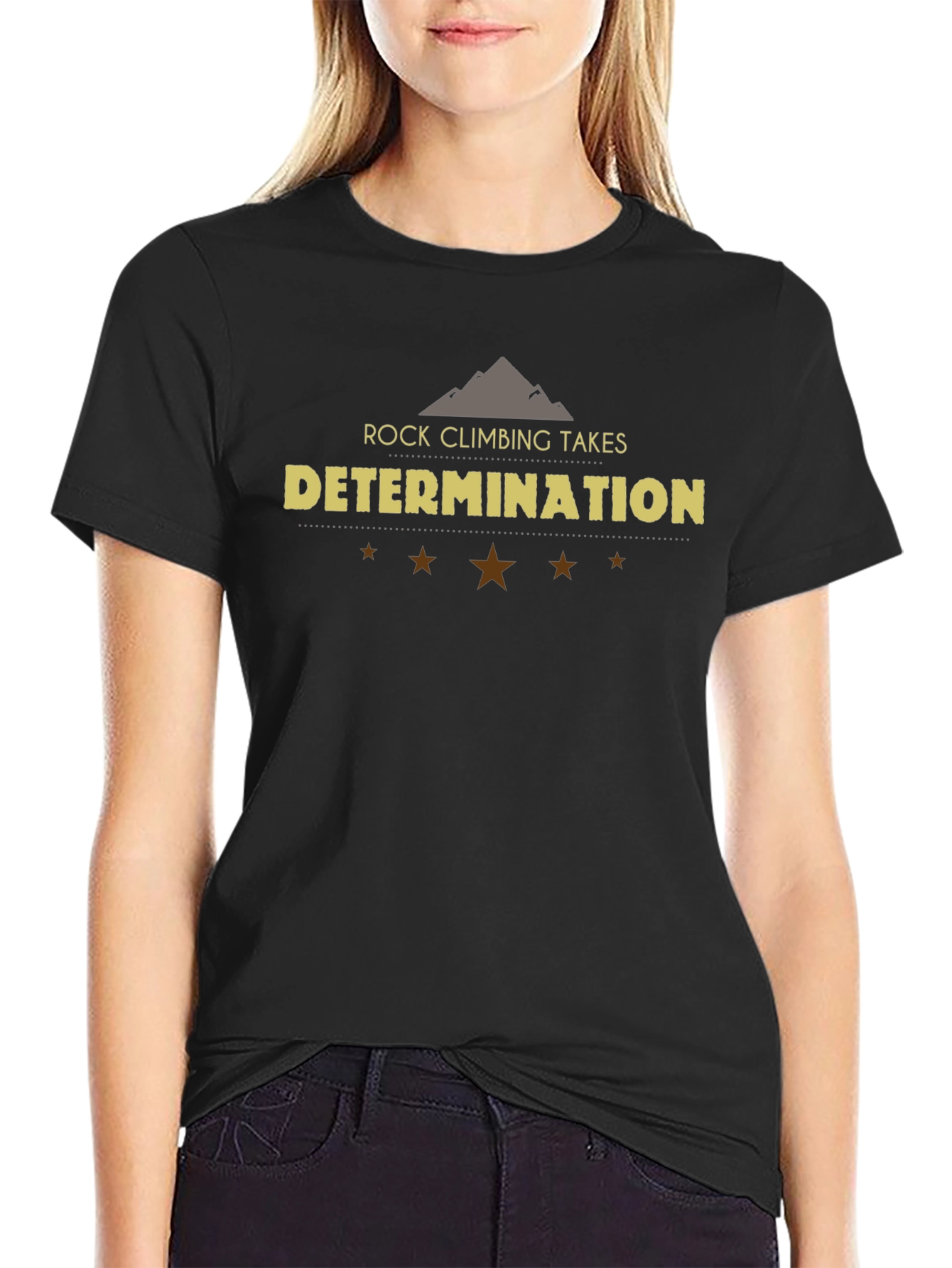 Rock Climbing Determination T-Shirt