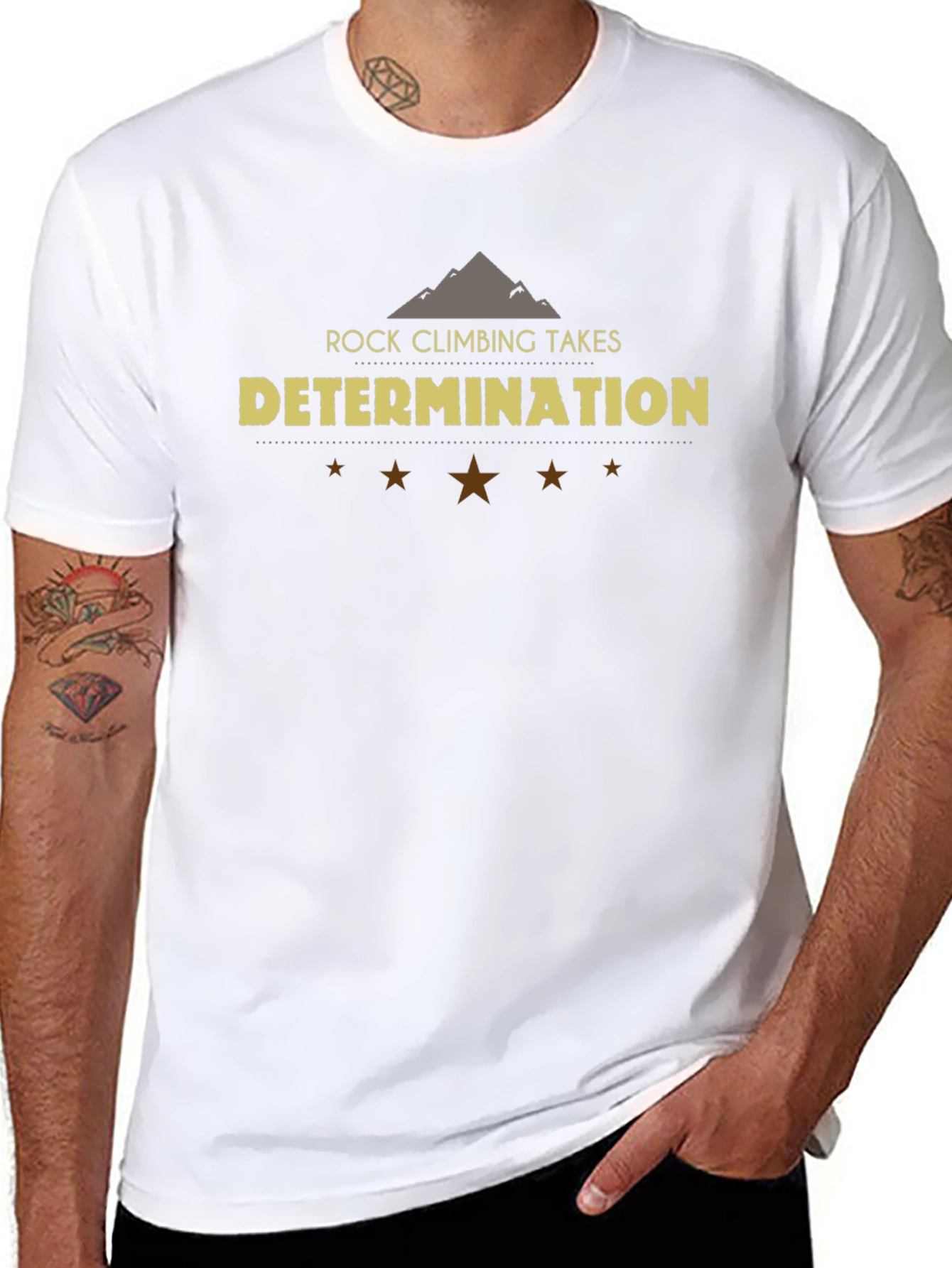 Rock Climbing Determination T-Shirt