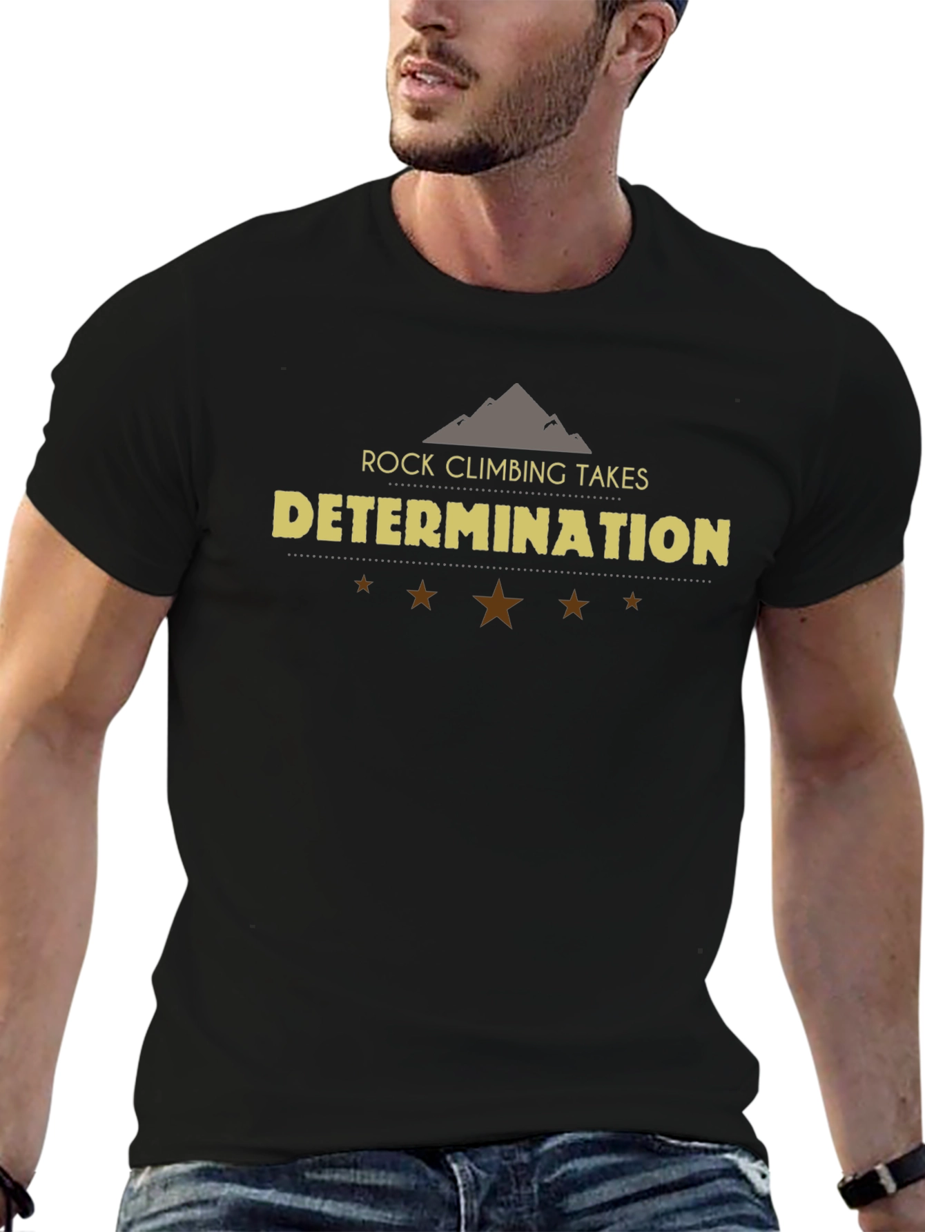 Rock Climbing Determination T-Shirt