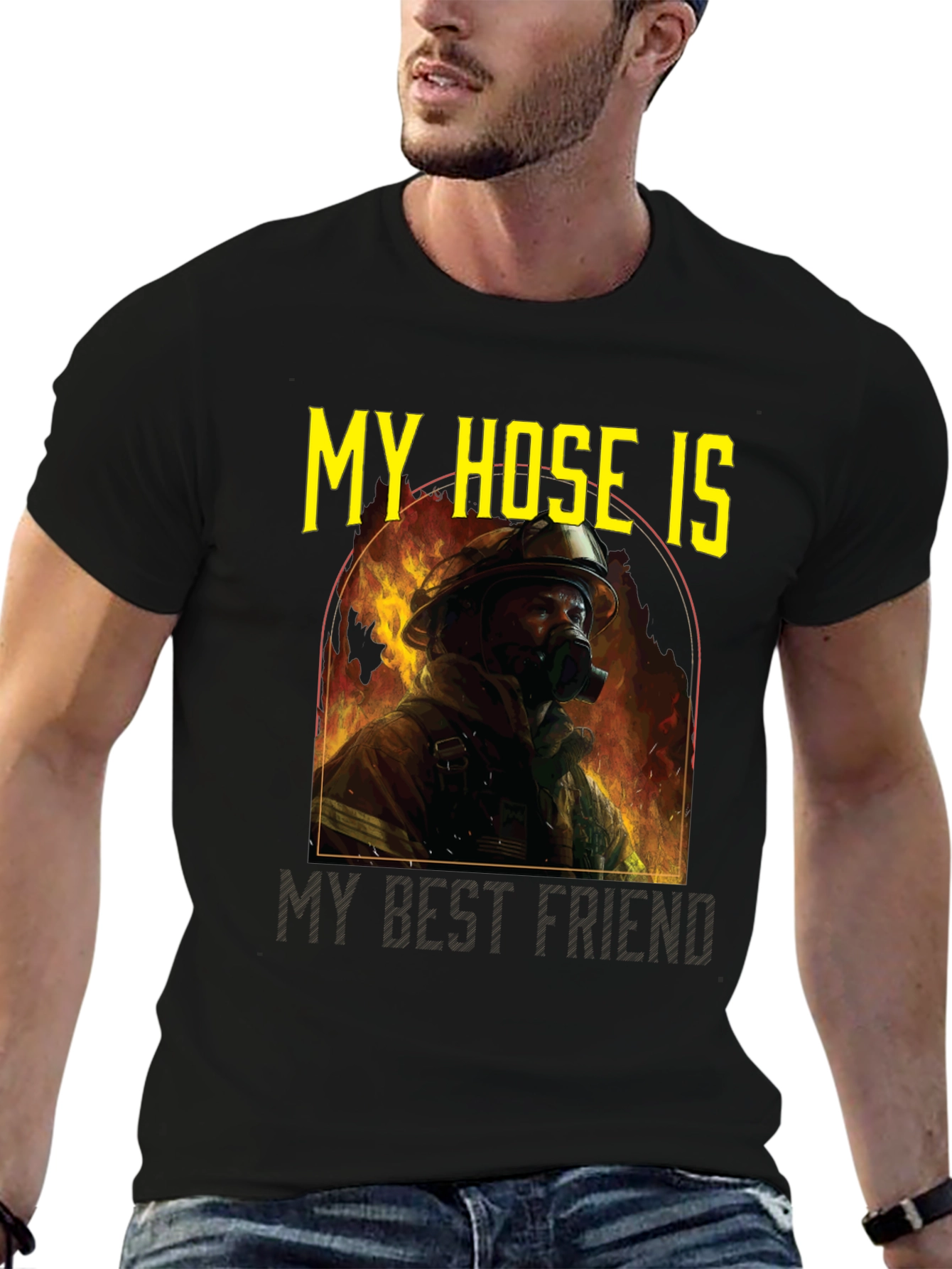 Firefighter T-Shirt - My Hose Is My Best Friend