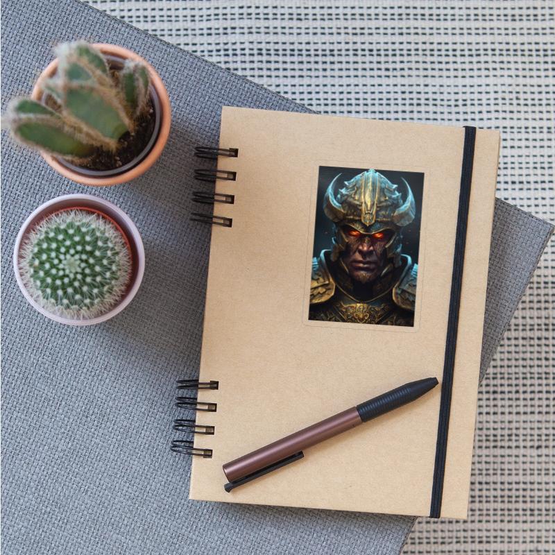 a close up of an orc wearing a helmet