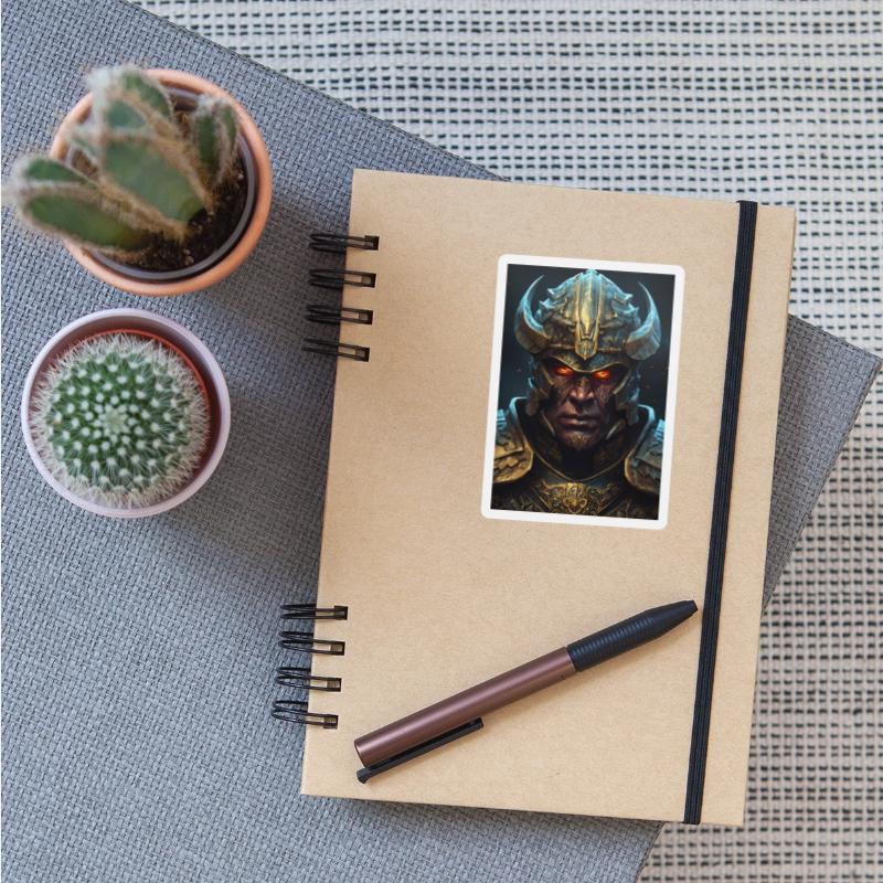 a close up of an orc wearing a helmet