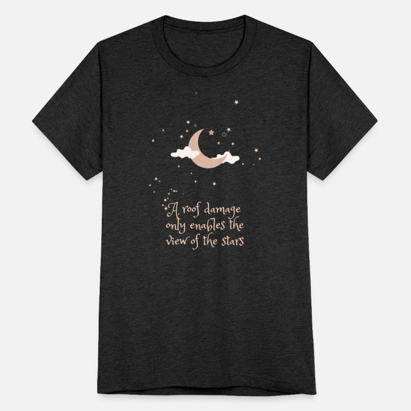 A roof damage allows only to look at the stars...