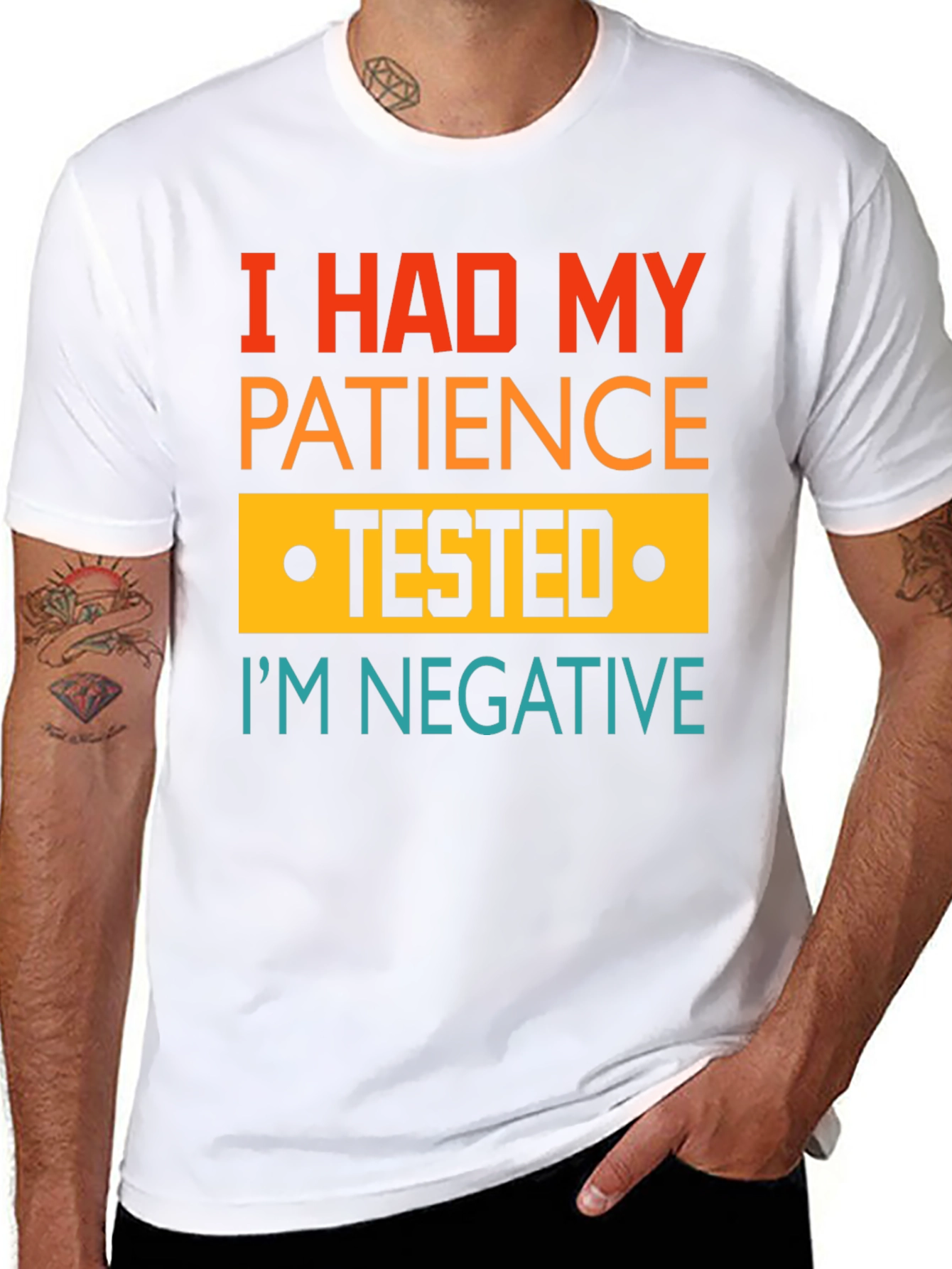 I Had My Patience Tested Funny Graphic Tee