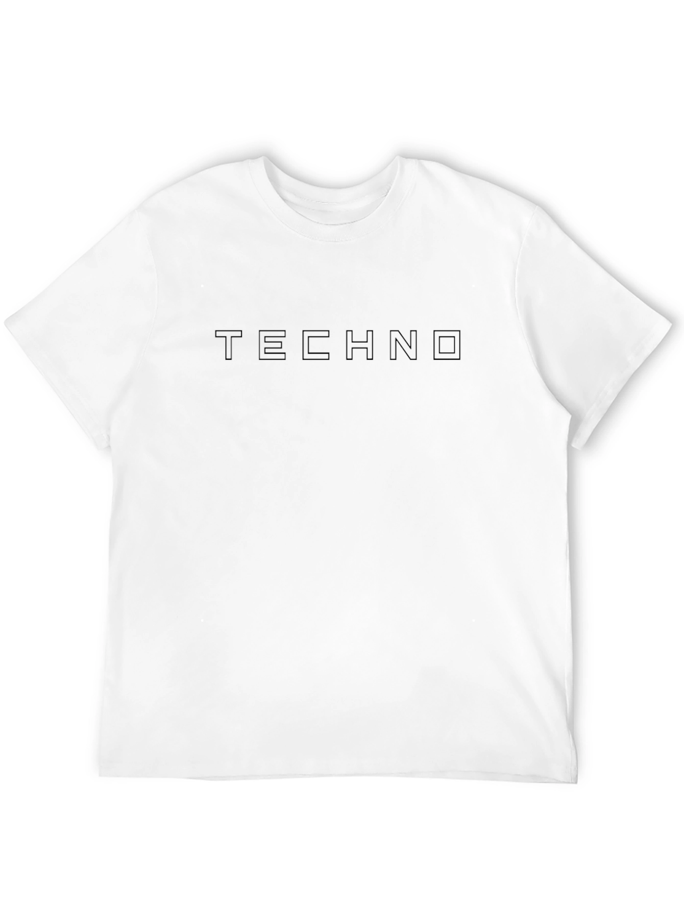 Minimalist Techno T-Shirt - Sleek & Stylish