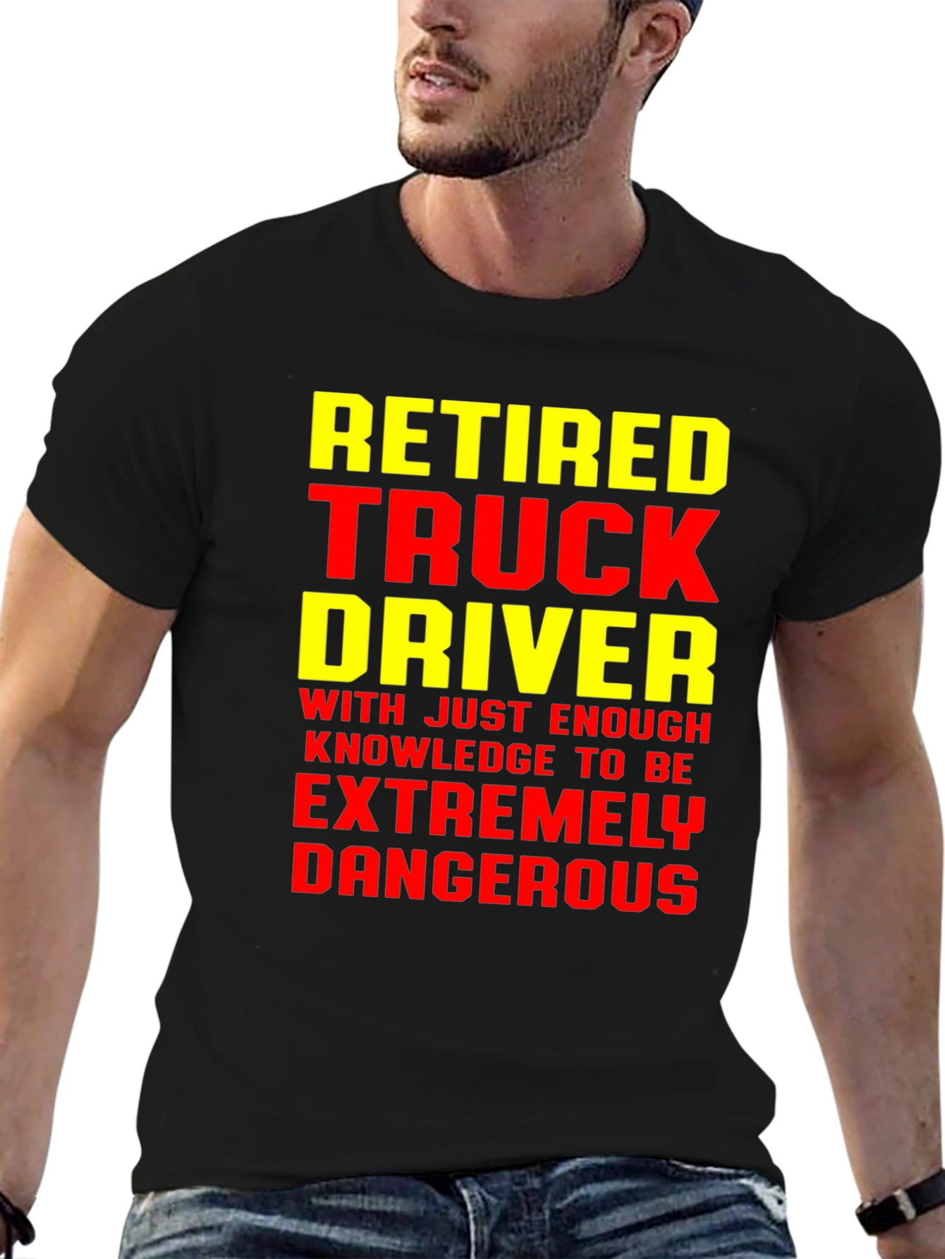 Retired Truck Driver Funny Graphic T-Shirt
