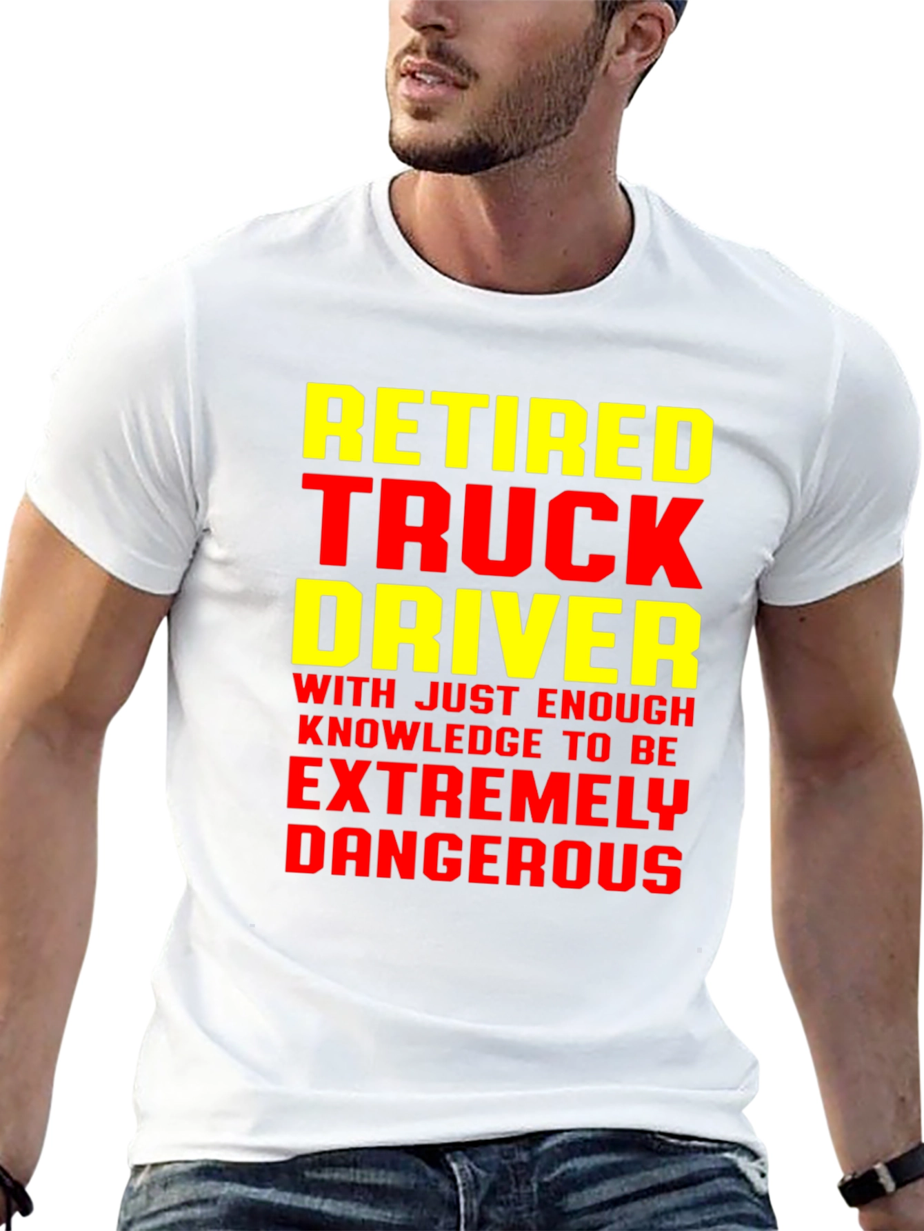 Retired Truck Driver Funny Graphic T-Shirt