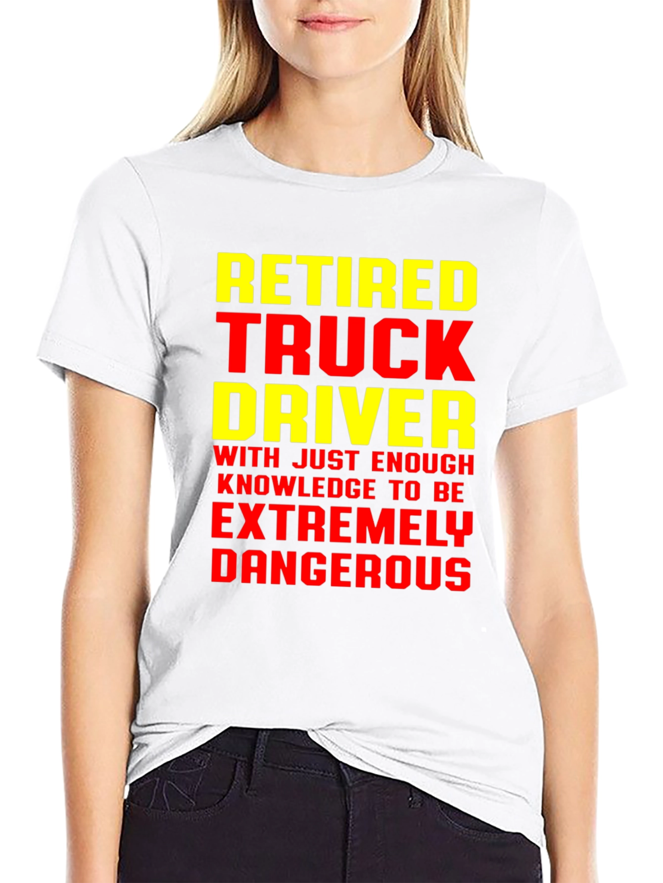Retired Truck Driver Funny Graphic T-Shirt