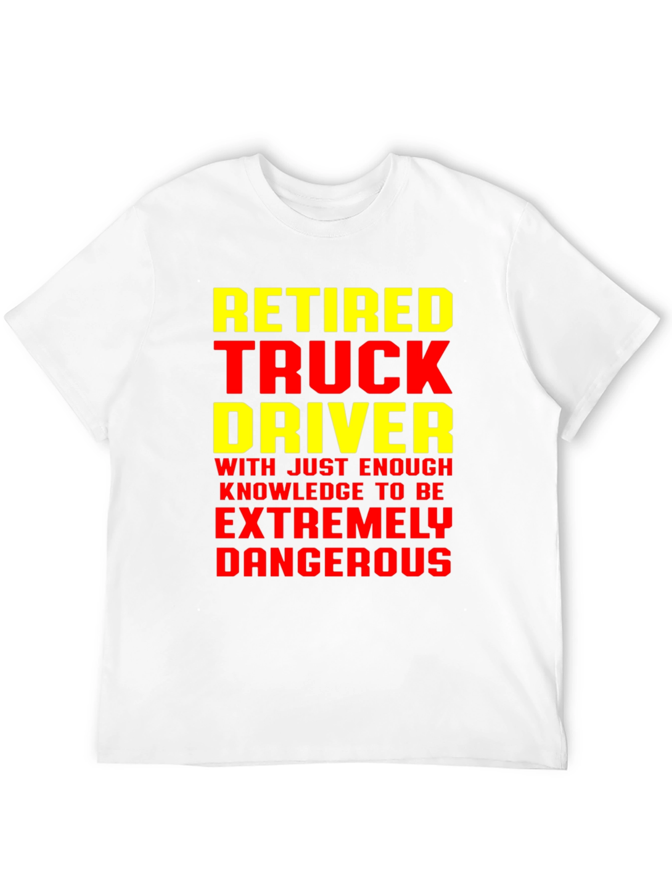 Retired Truck Driver Funny Graphic T-Shirt