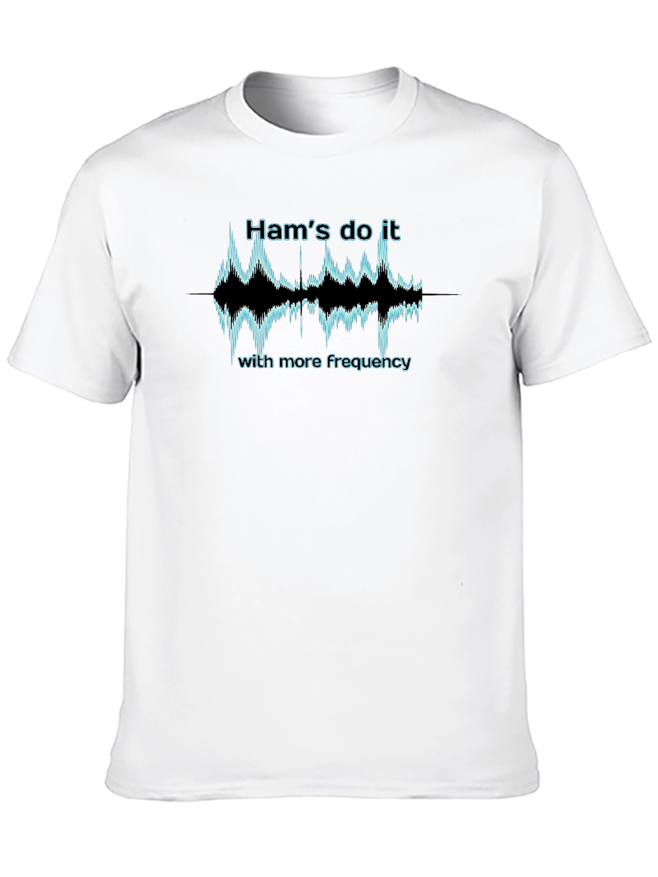 Hams Do It Frequency T-Shirt - Black