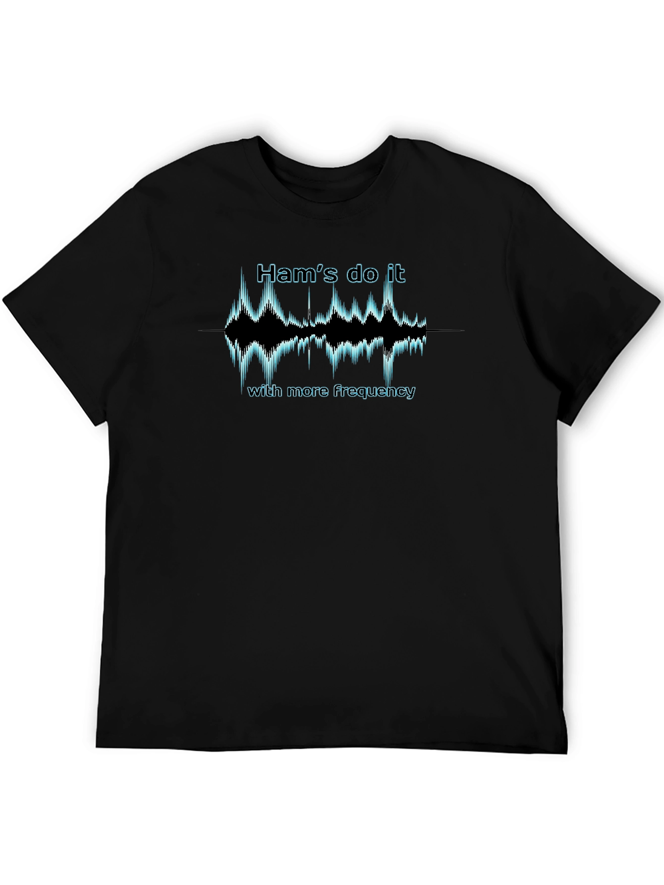 Hams Do It Frequency T-Shirt - Black