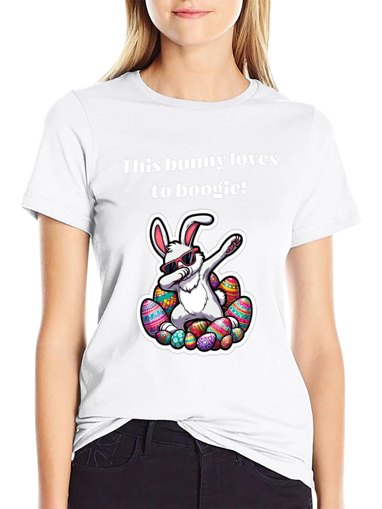 Boogie Bunny Easter T-Shirt