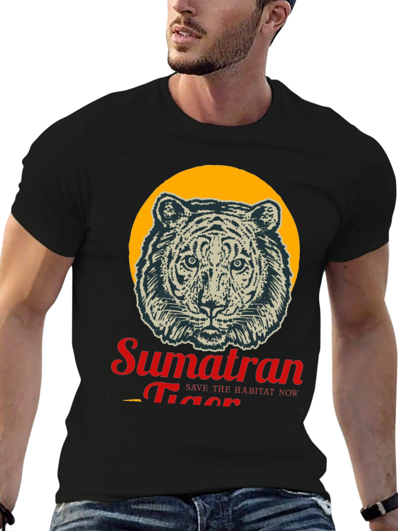 Sumatran Tiger Graphic Tee - Save the Habitat