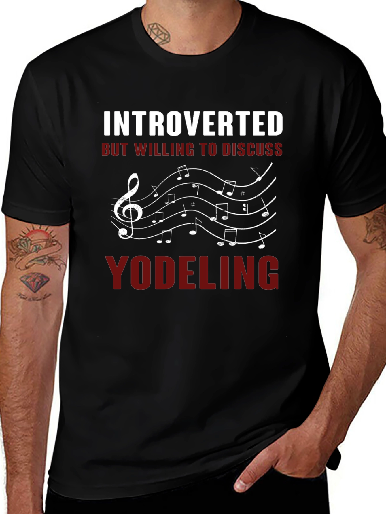 Introverted Yodeling Music T-Shirt