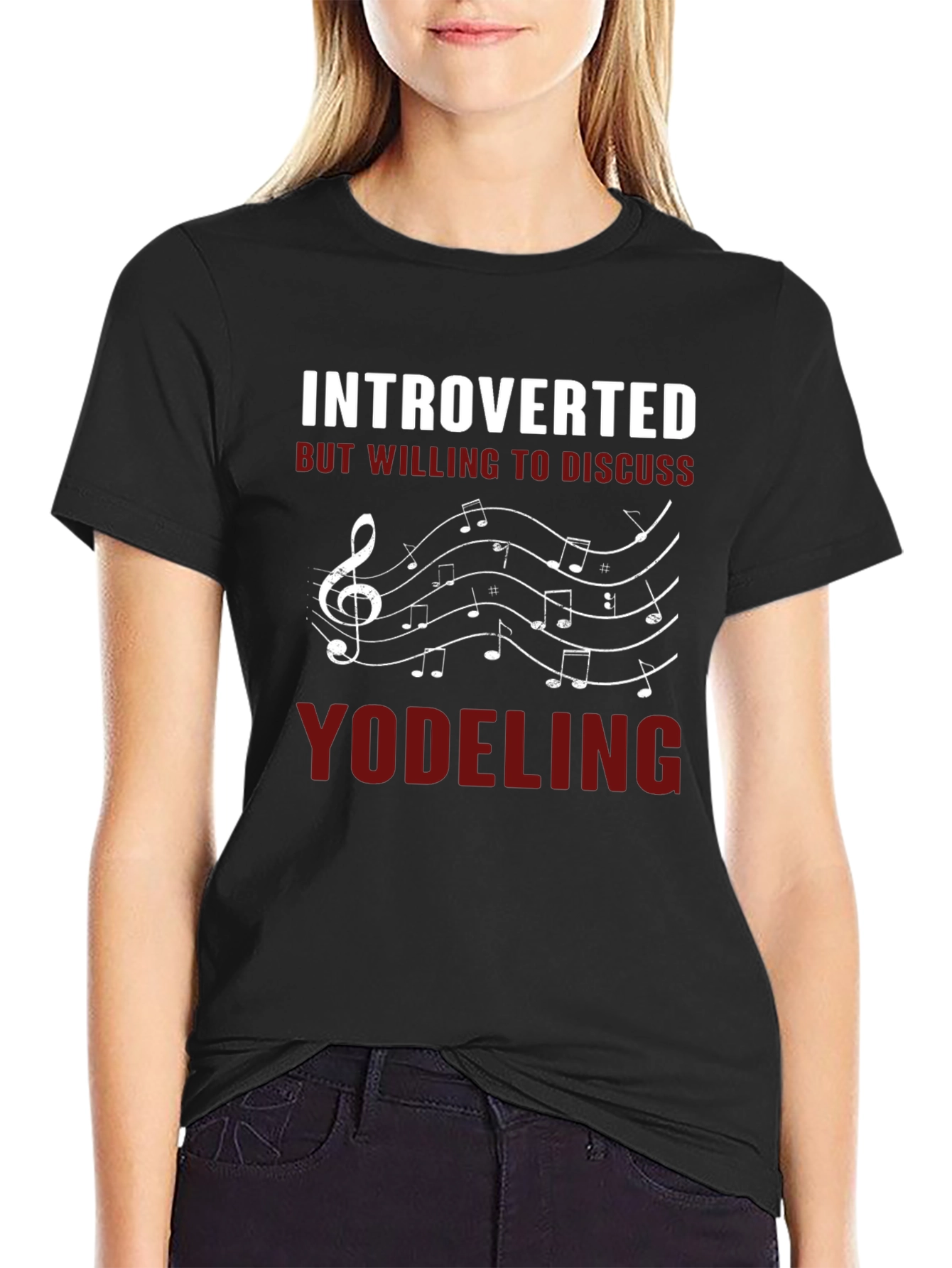 Introverted Yodeling Music T-Shirt