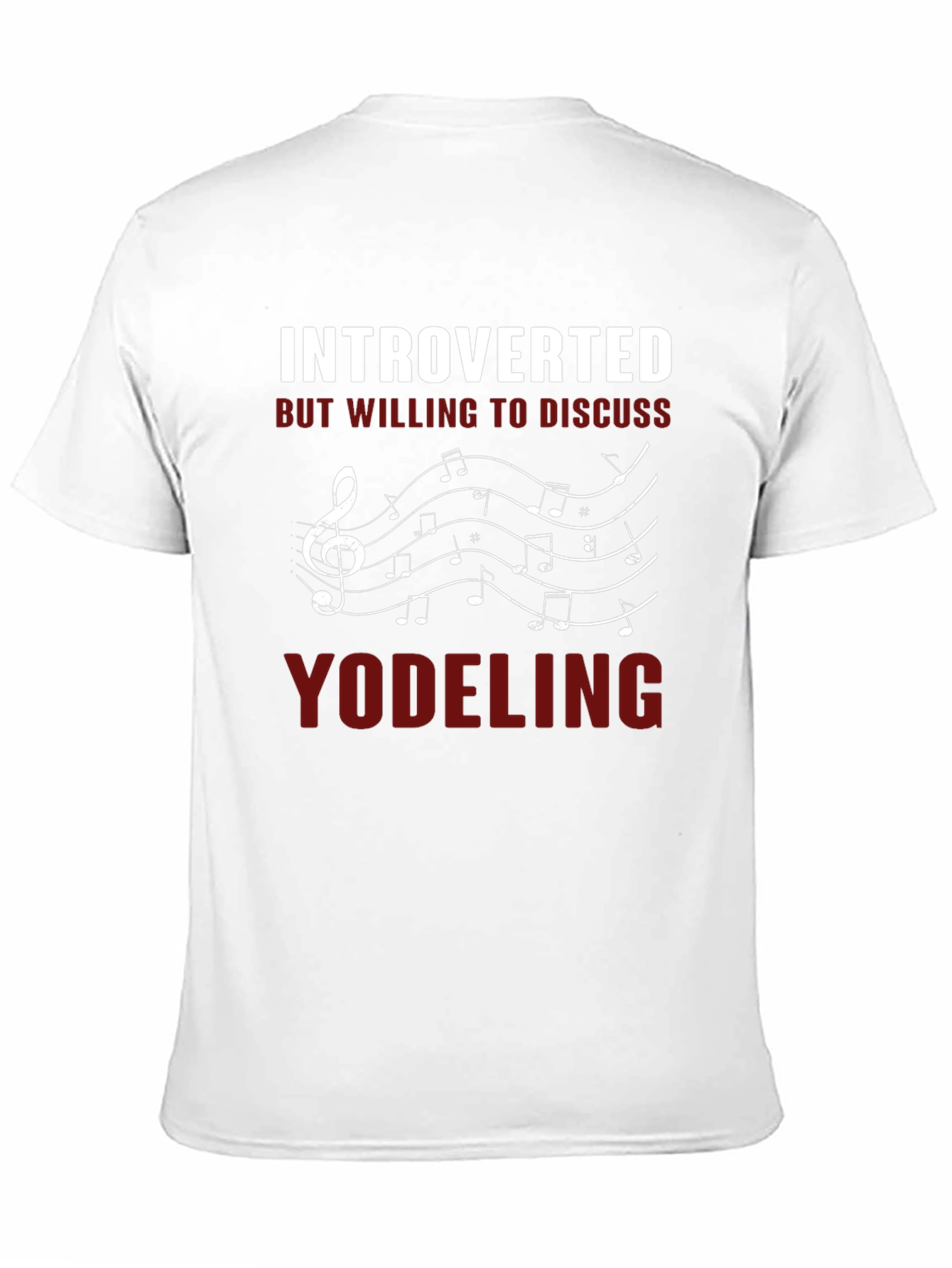 Introverted Yodeling Music T-Shirt
