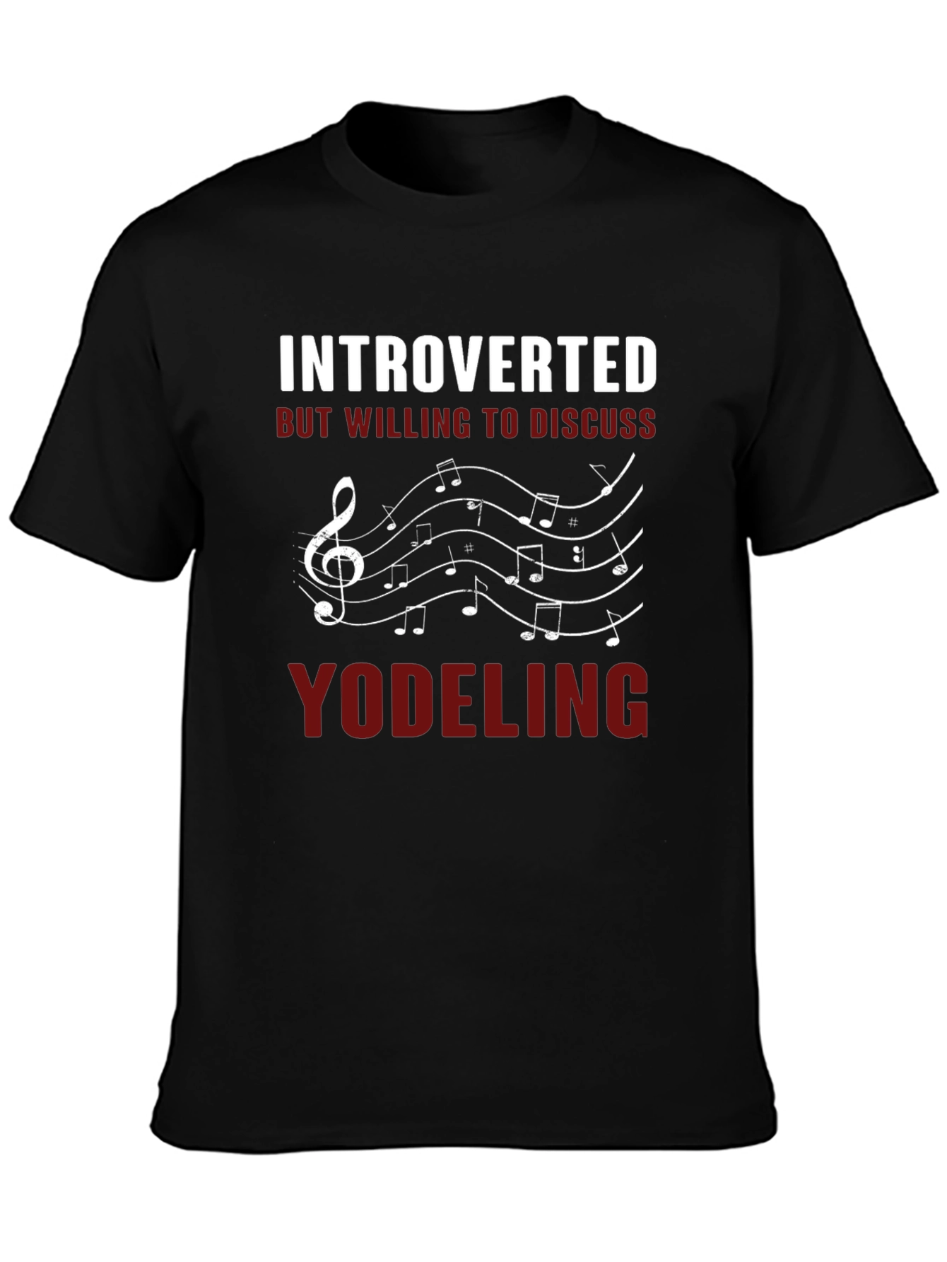 Introverted Yodeling Music T-Shirt