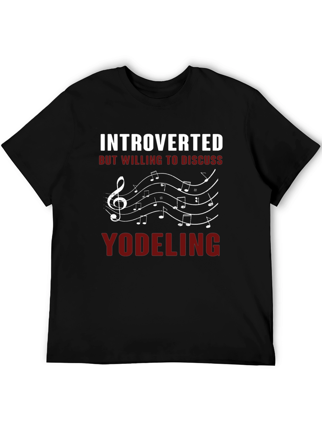Introverted Yodeling Music T-Shirt