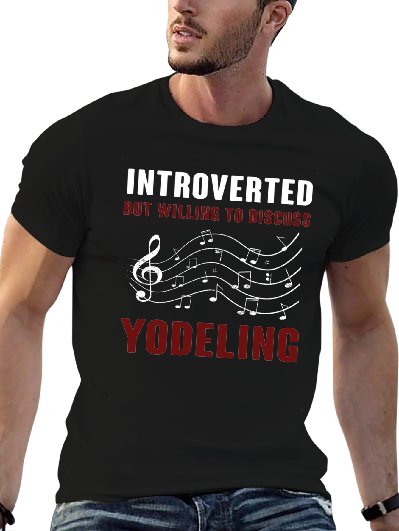 Introverted Yodeling Music T-Shirt