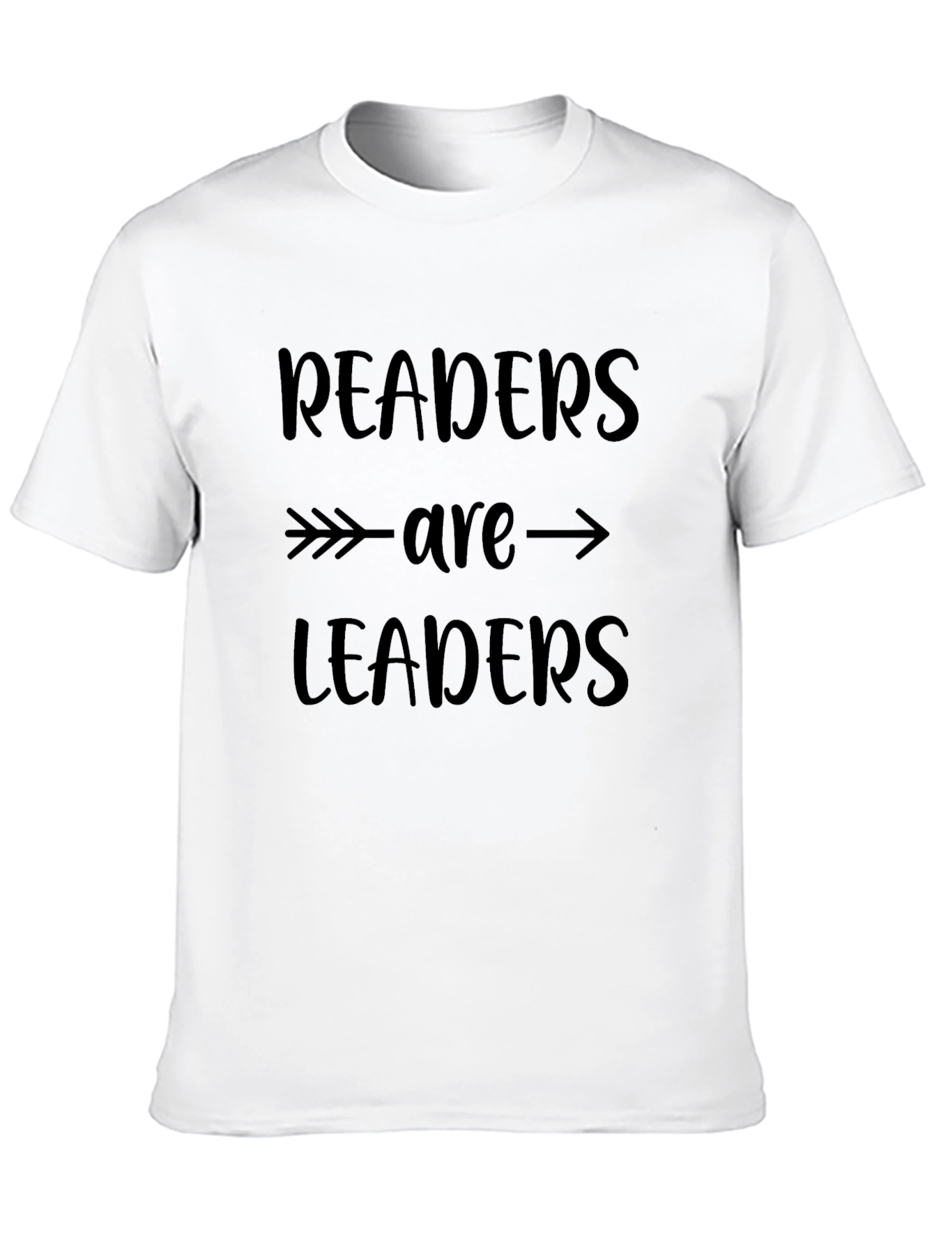 Readers Are Leaders Graphic T-Shirt - Black