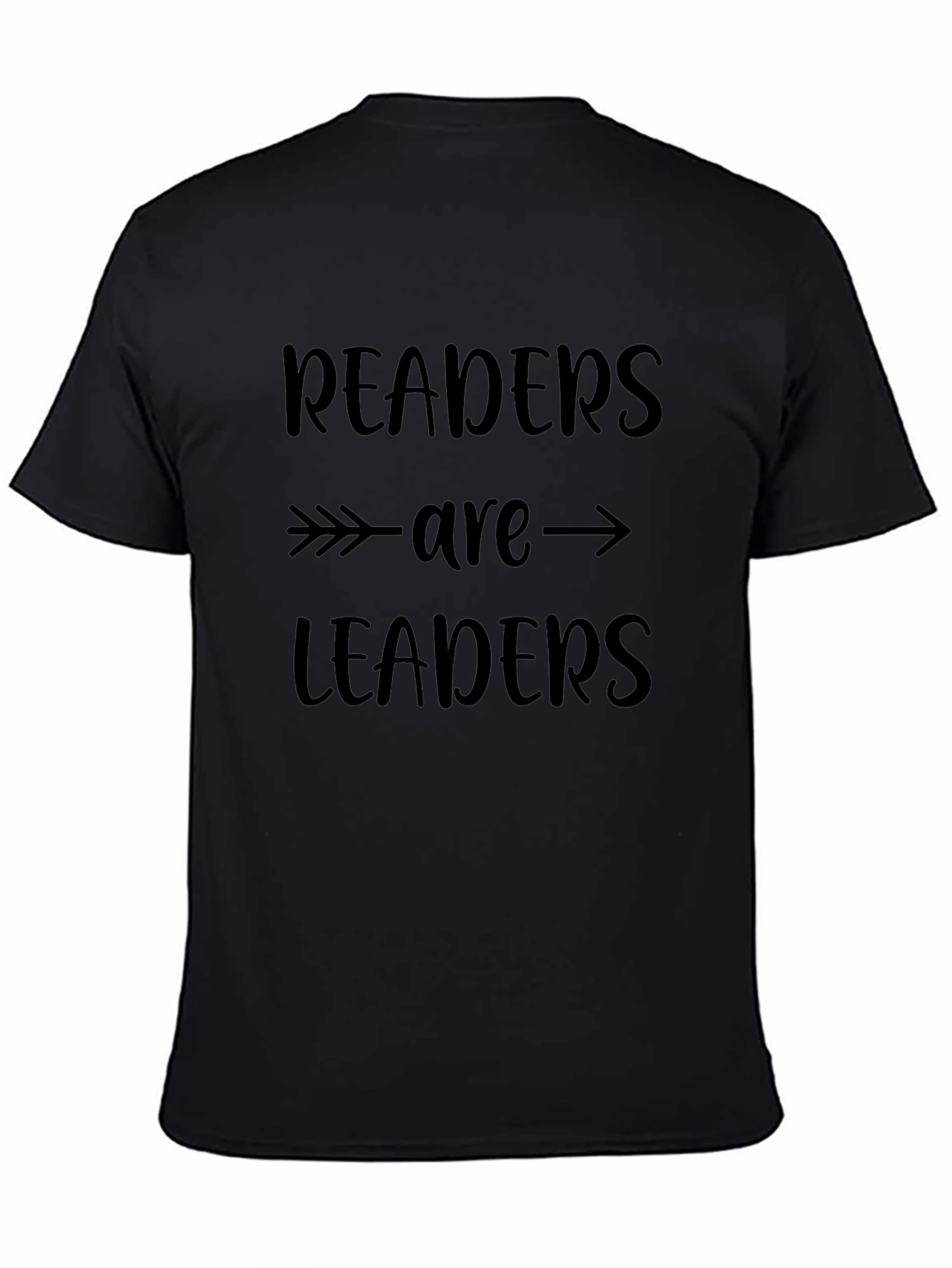 Readers Are Leaders Graphic T-Shirt - Black