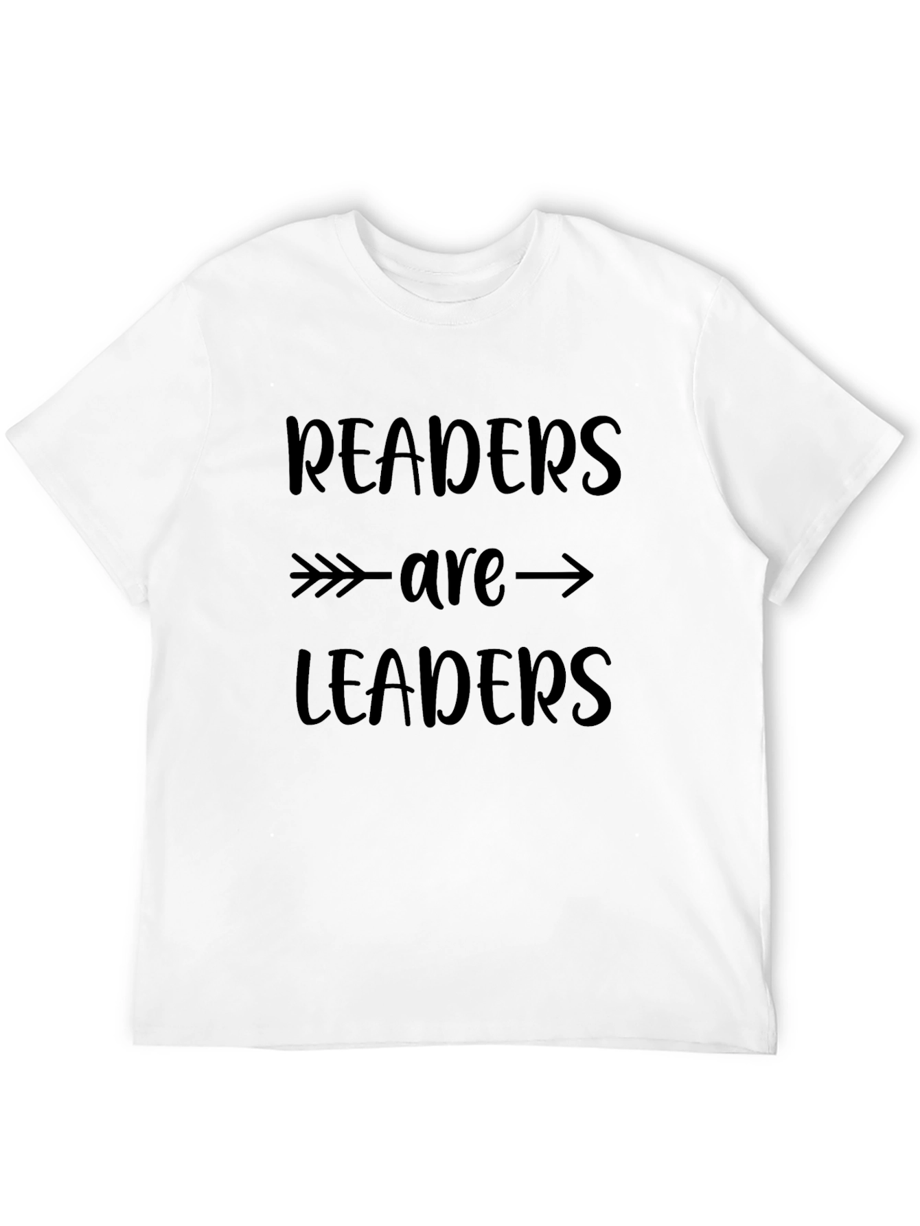 Readers Are Leaders Graphic T-Shirt - Black