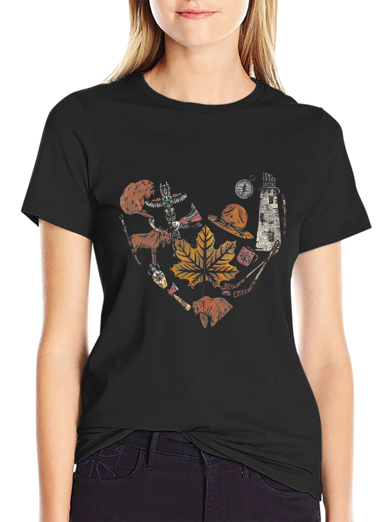 Canada Theme Graphic Tee