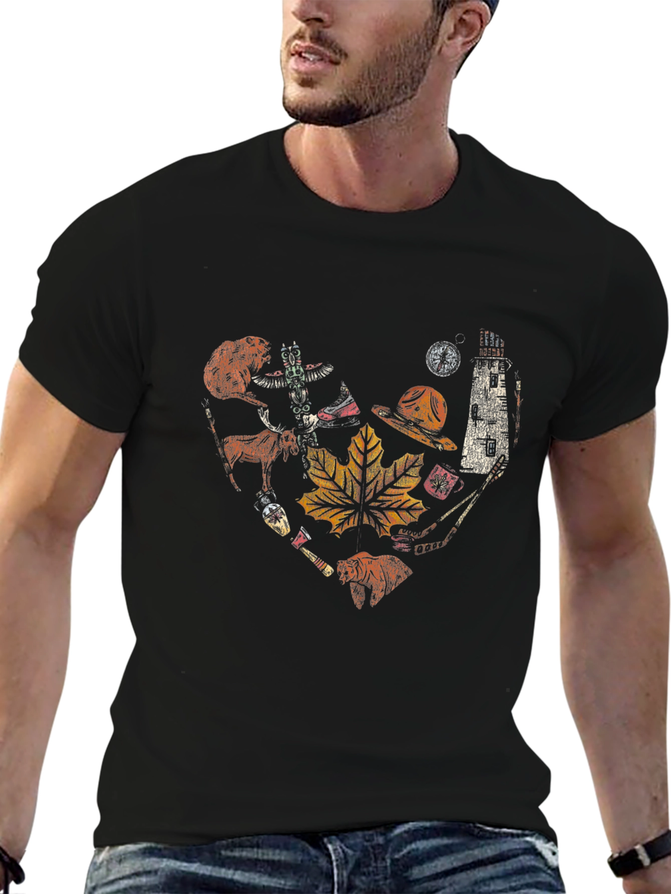 Canada Theme Graphic Tee