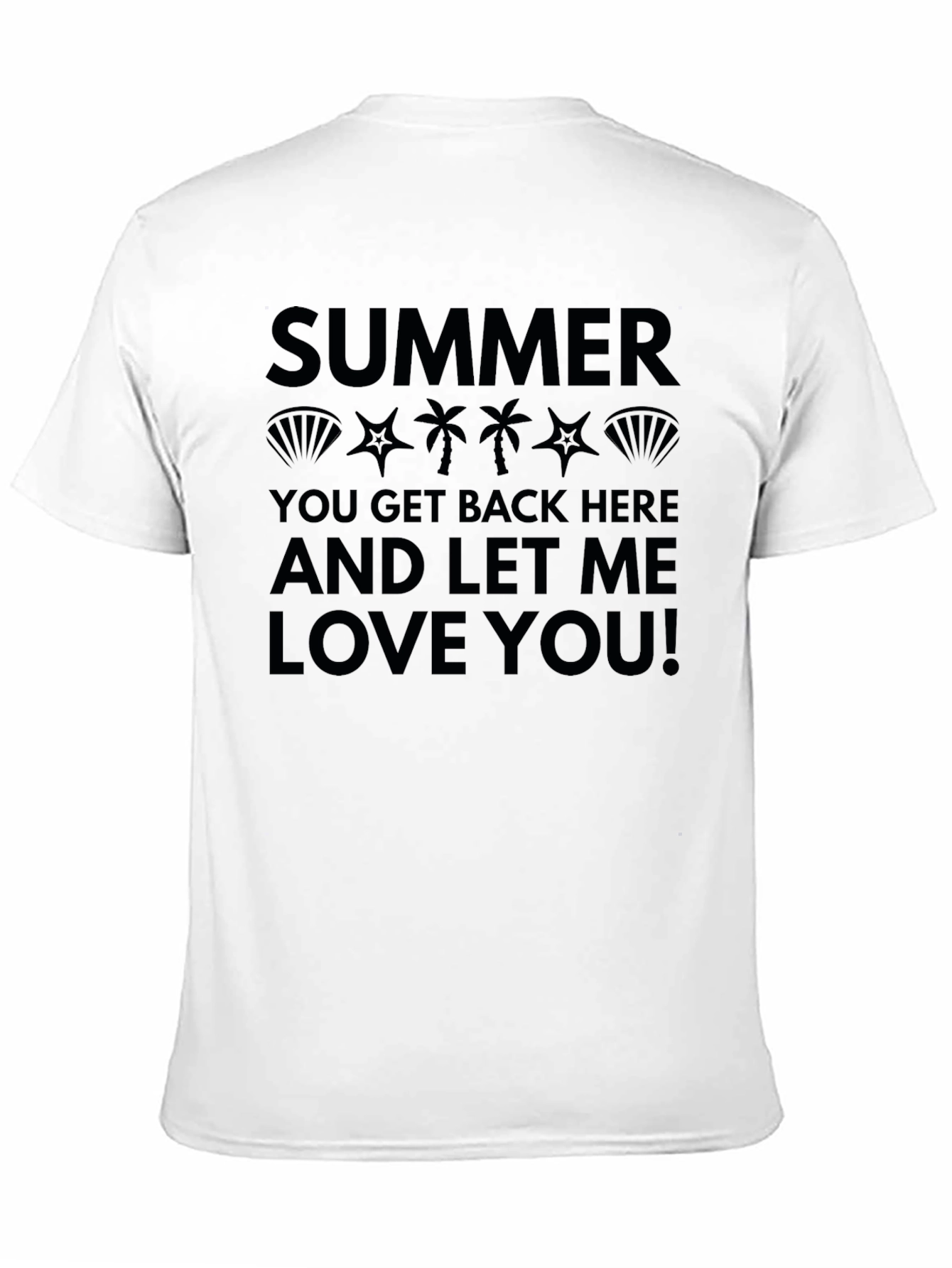 Summer Love Mens Graphic T-Shirt