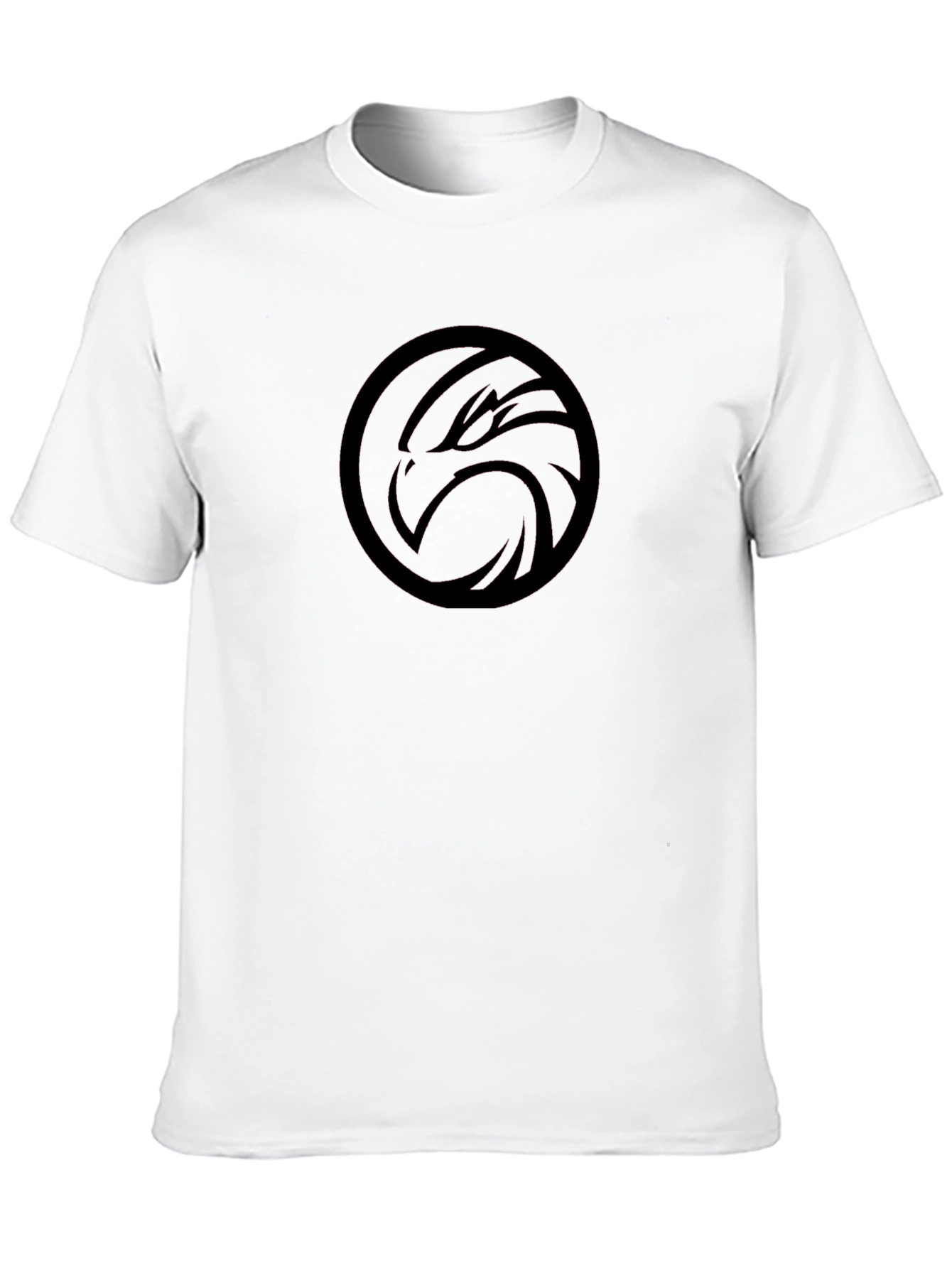 Black Eagle Logo Graphic Tee - Stylish Casual Wear