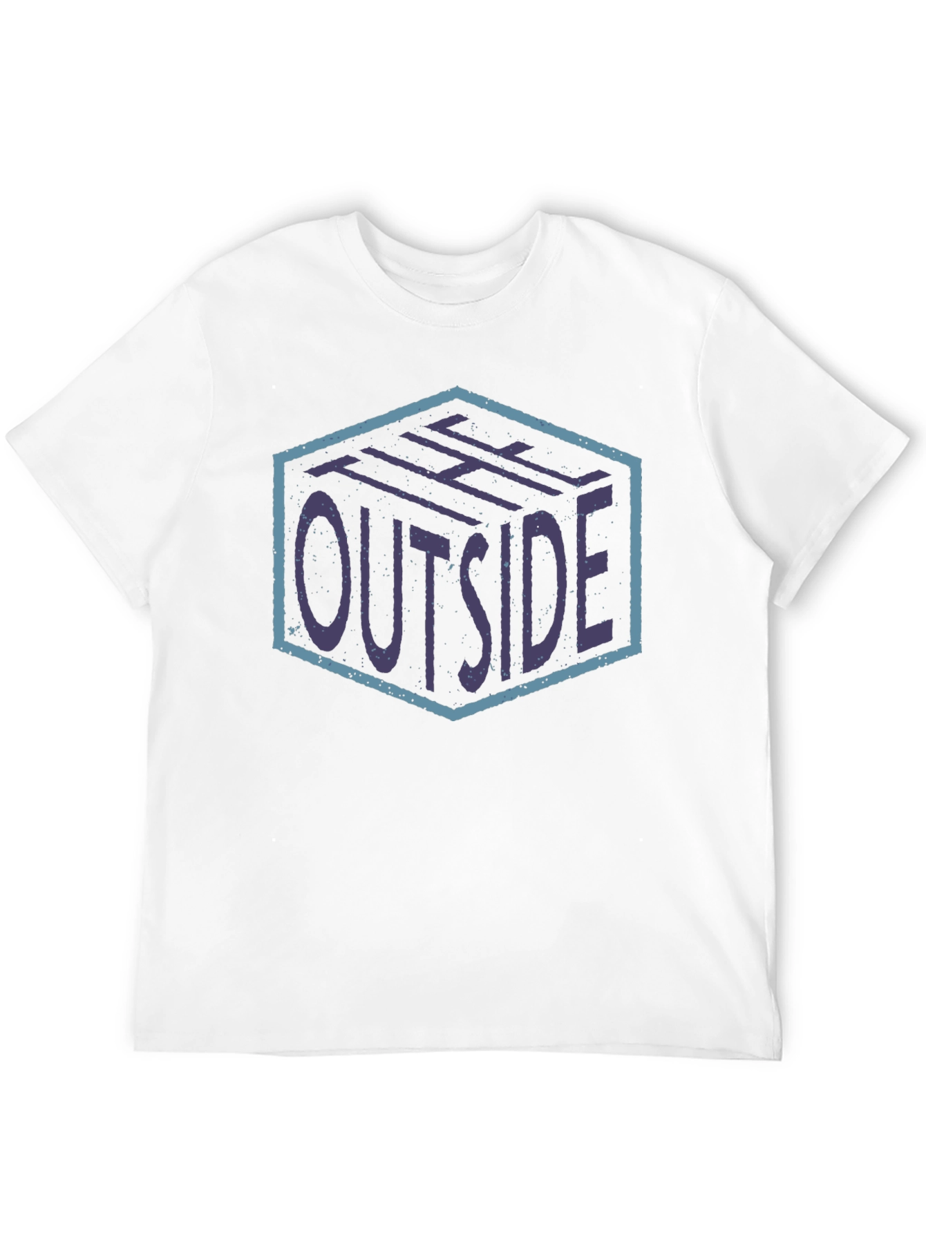 The Outside Graphic Print Black T-Shirt