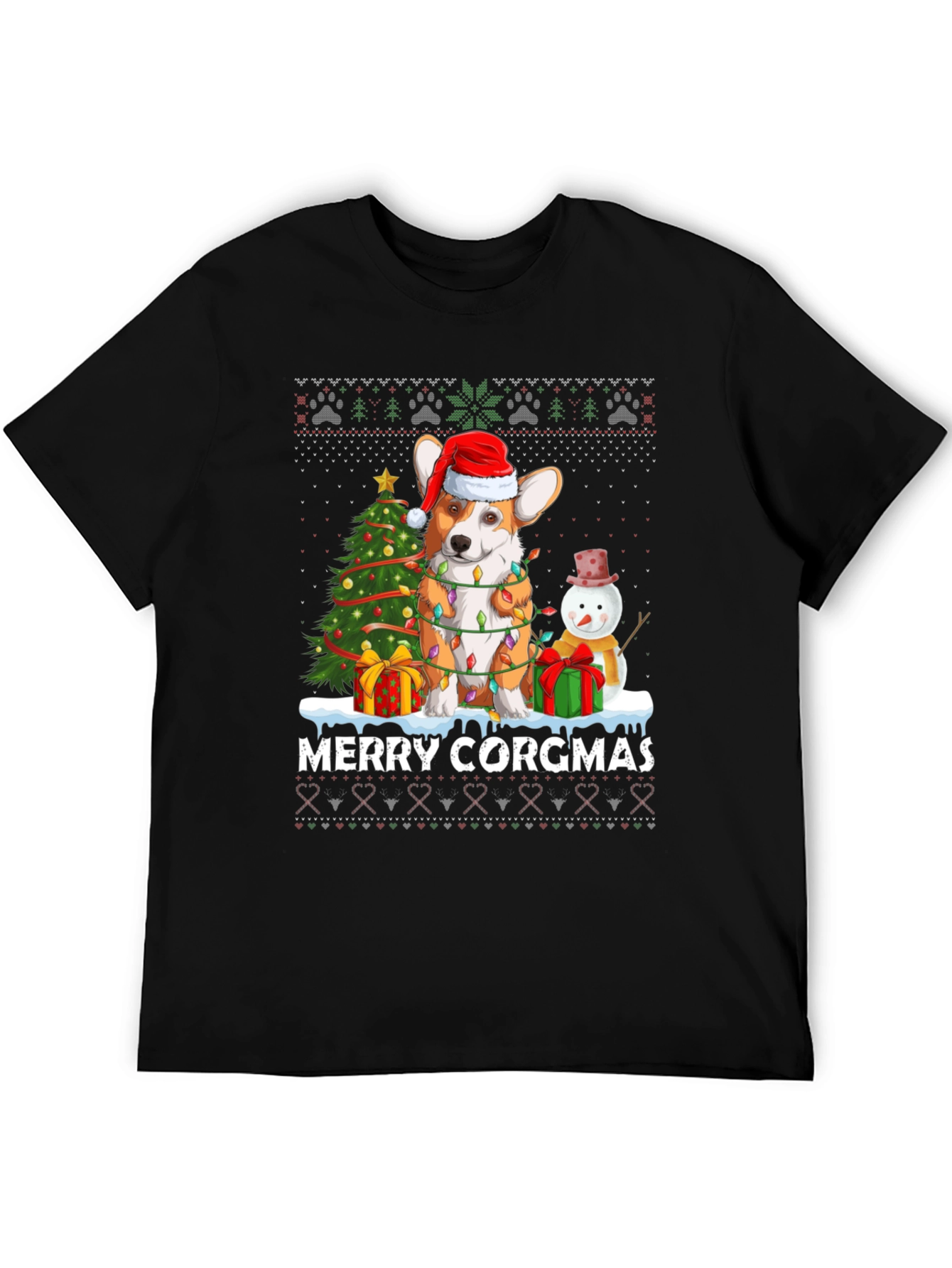 Merry Corgmas Christmas T-Shirt