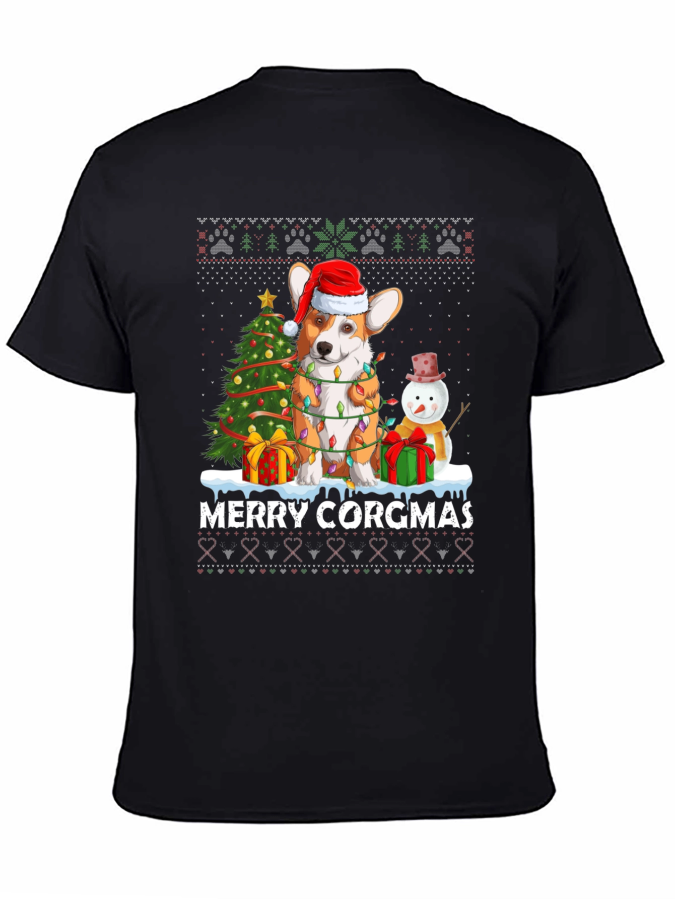 Merry Corgmas Christmas T-Shirt