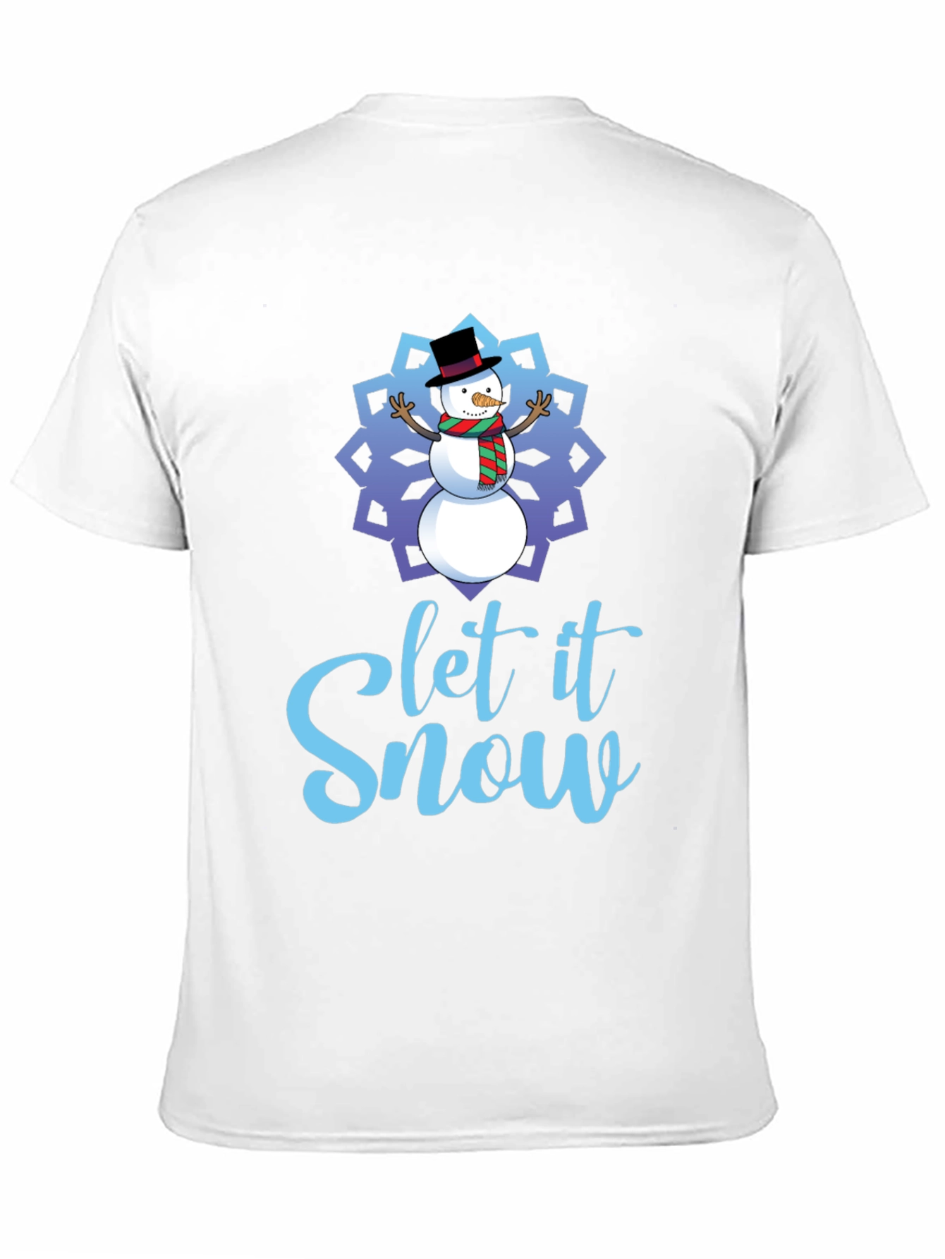 Let it Snow Snowman Holiday T-Shirt