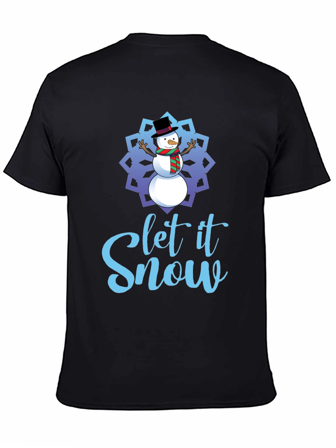 Let it Snow Snowman Holiday T-Shirt